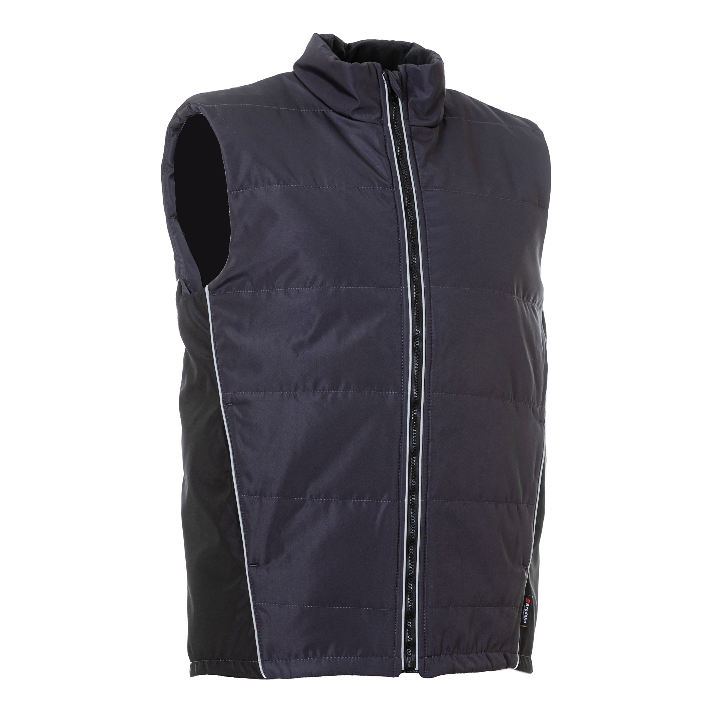 Жилет утепленный Brodeks KW101, серый/черный