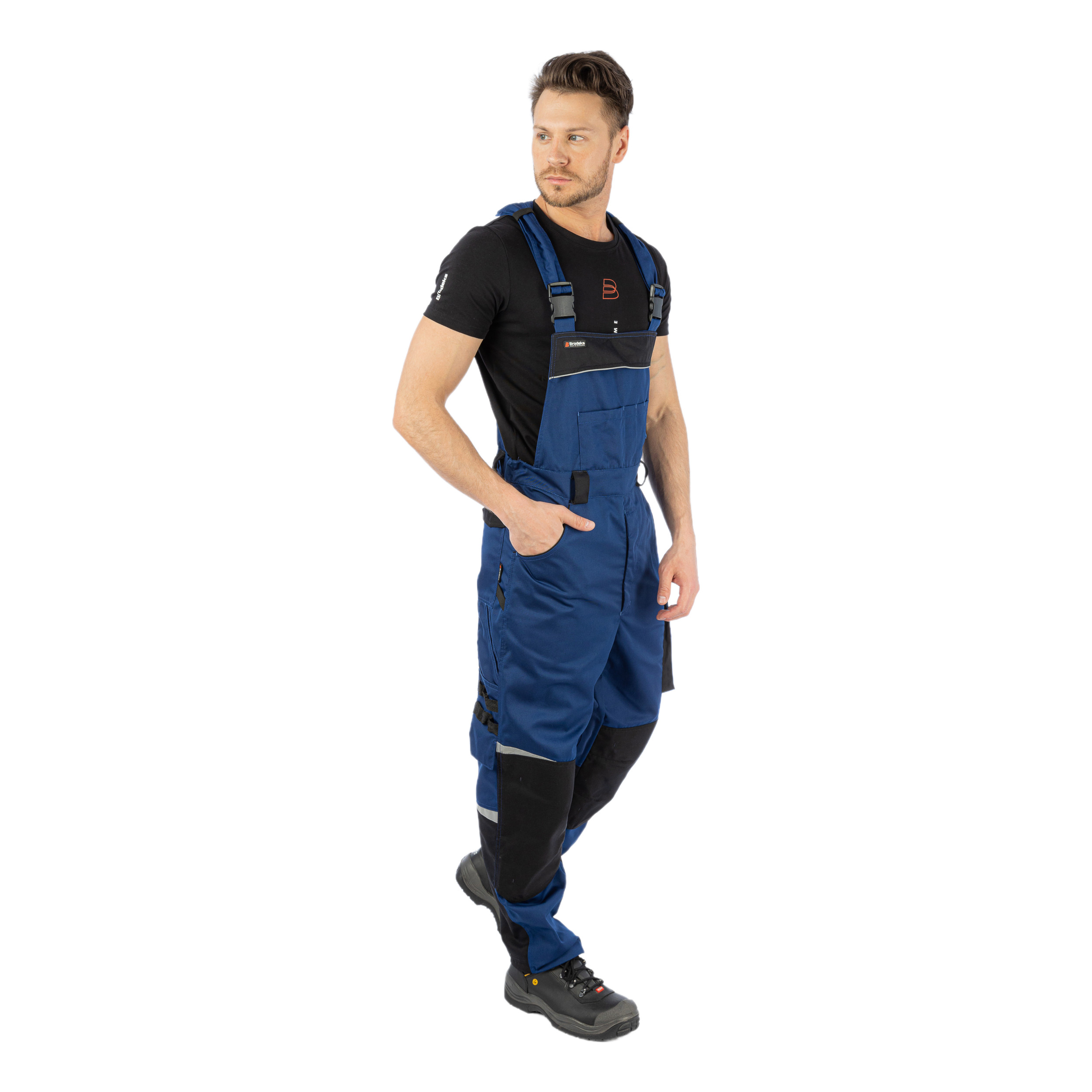 Полукомбинезон Brodeks KS402, синий/черный