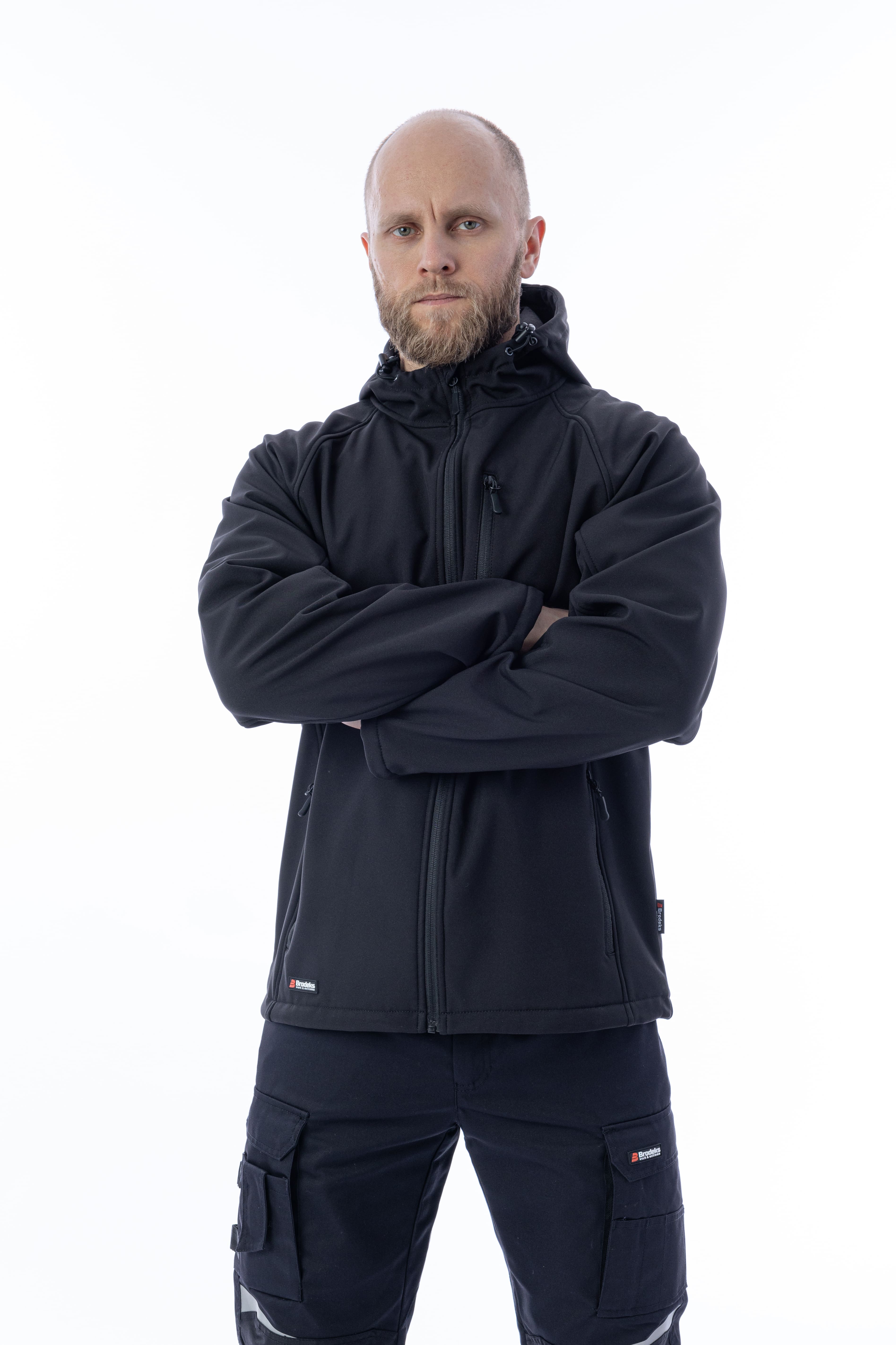 Куртка софтшелл Brodeks KS232, черный