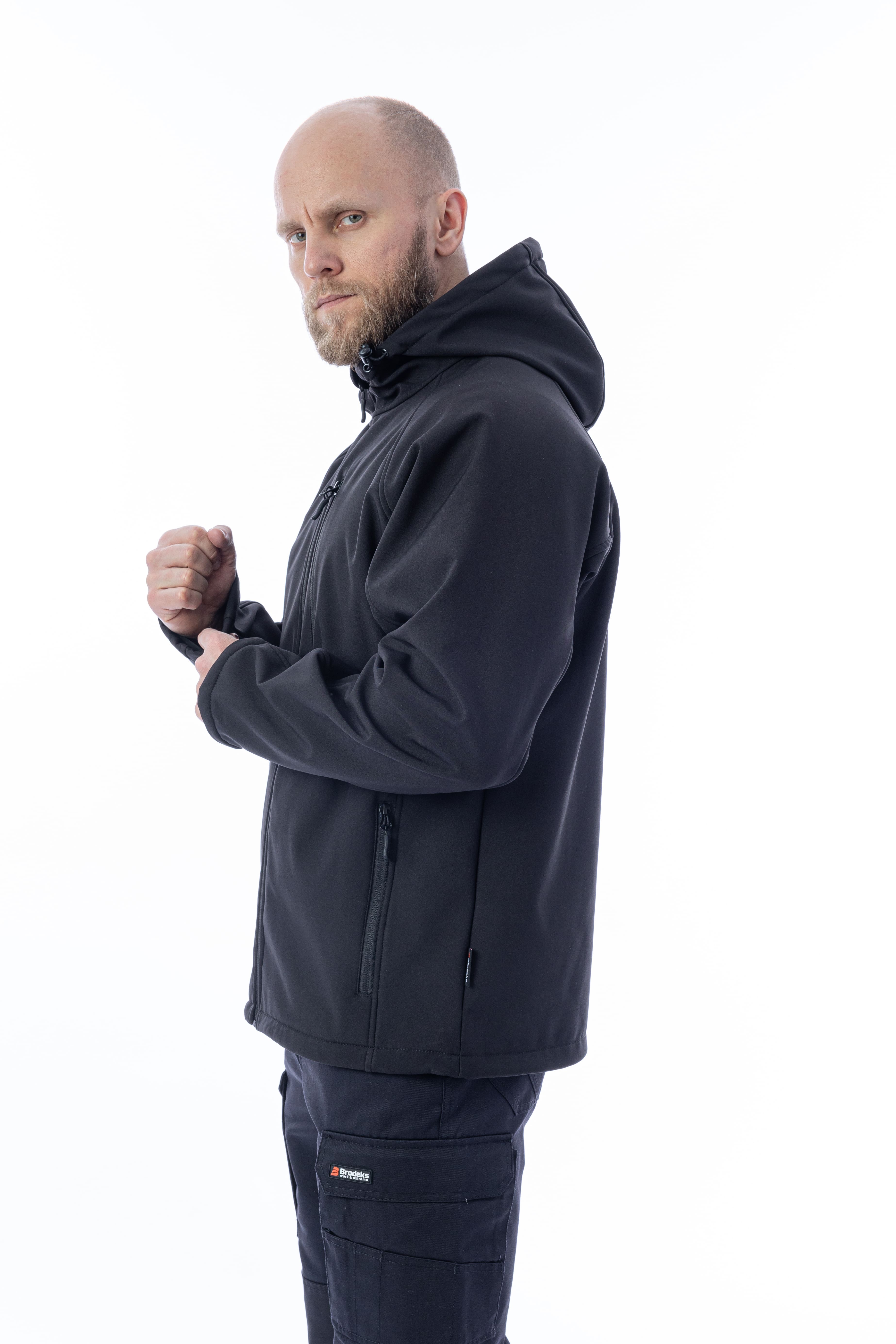 Куртка софтшелл Brodeks KS232, черный