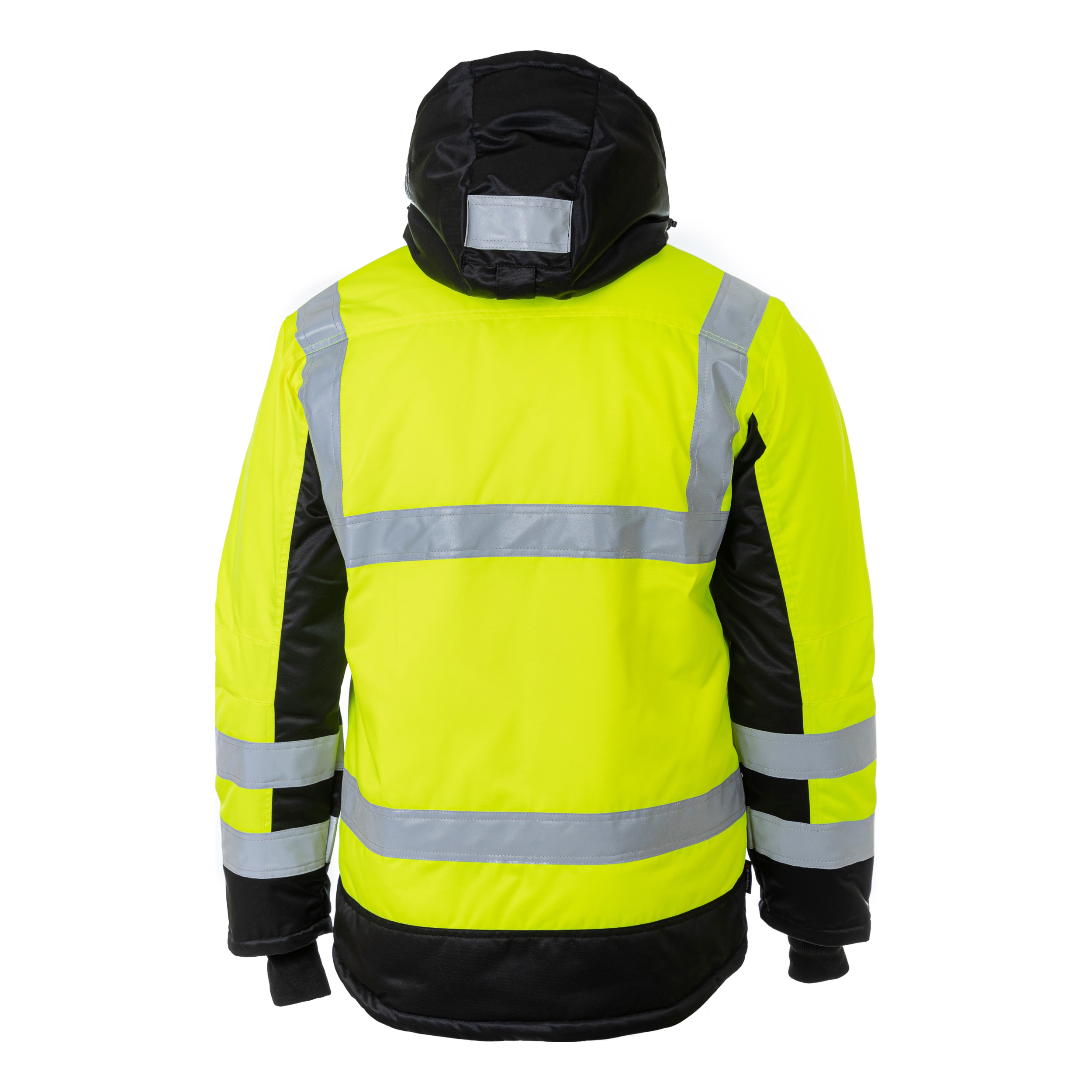 Зимняя сигнальная куртка Brodeks KW216, желтый/черный