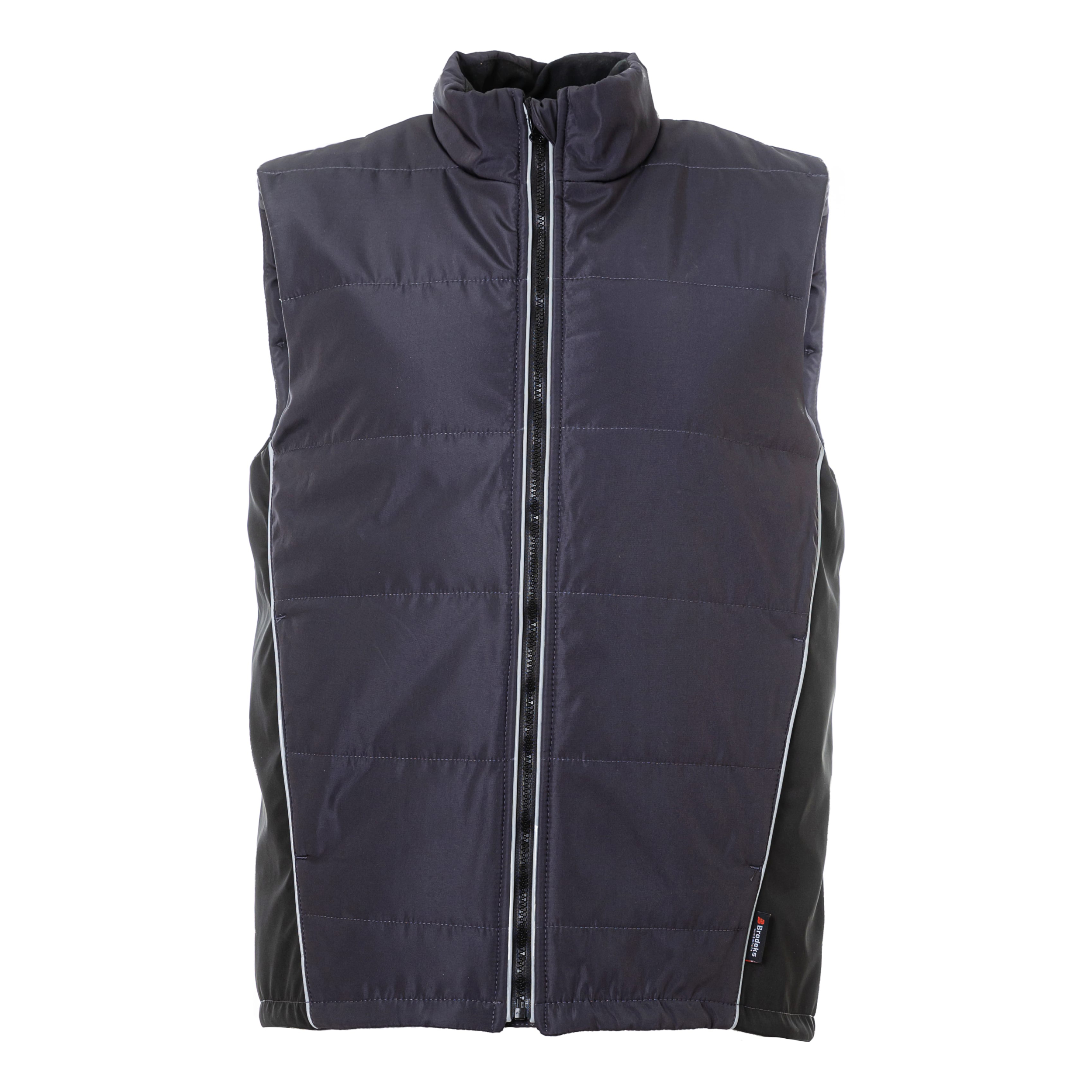 Жилет утепленный Brodeks KW101, серый/черный