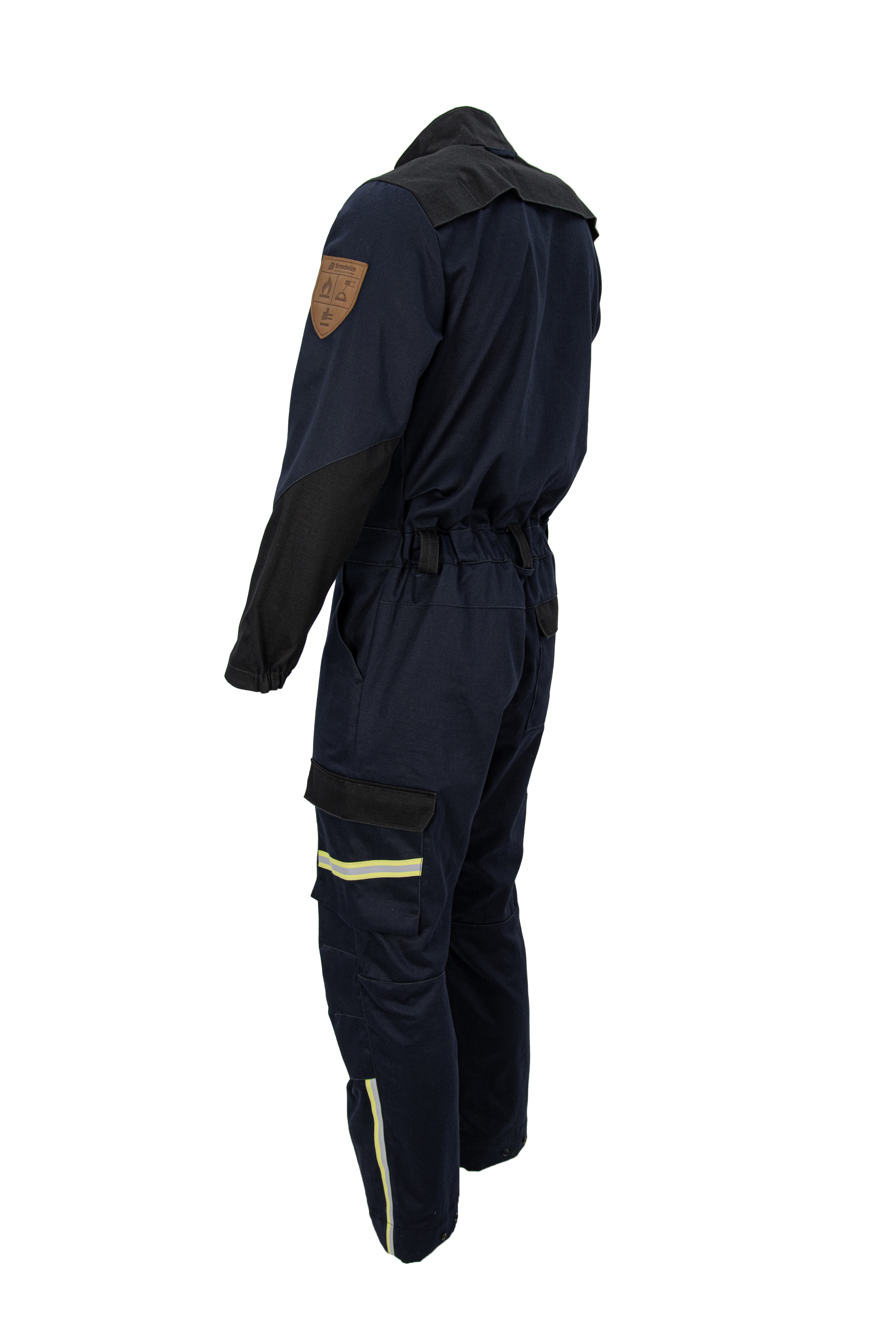 Комбинезон сварщика Brodeks FS58-01, т.синий/черный