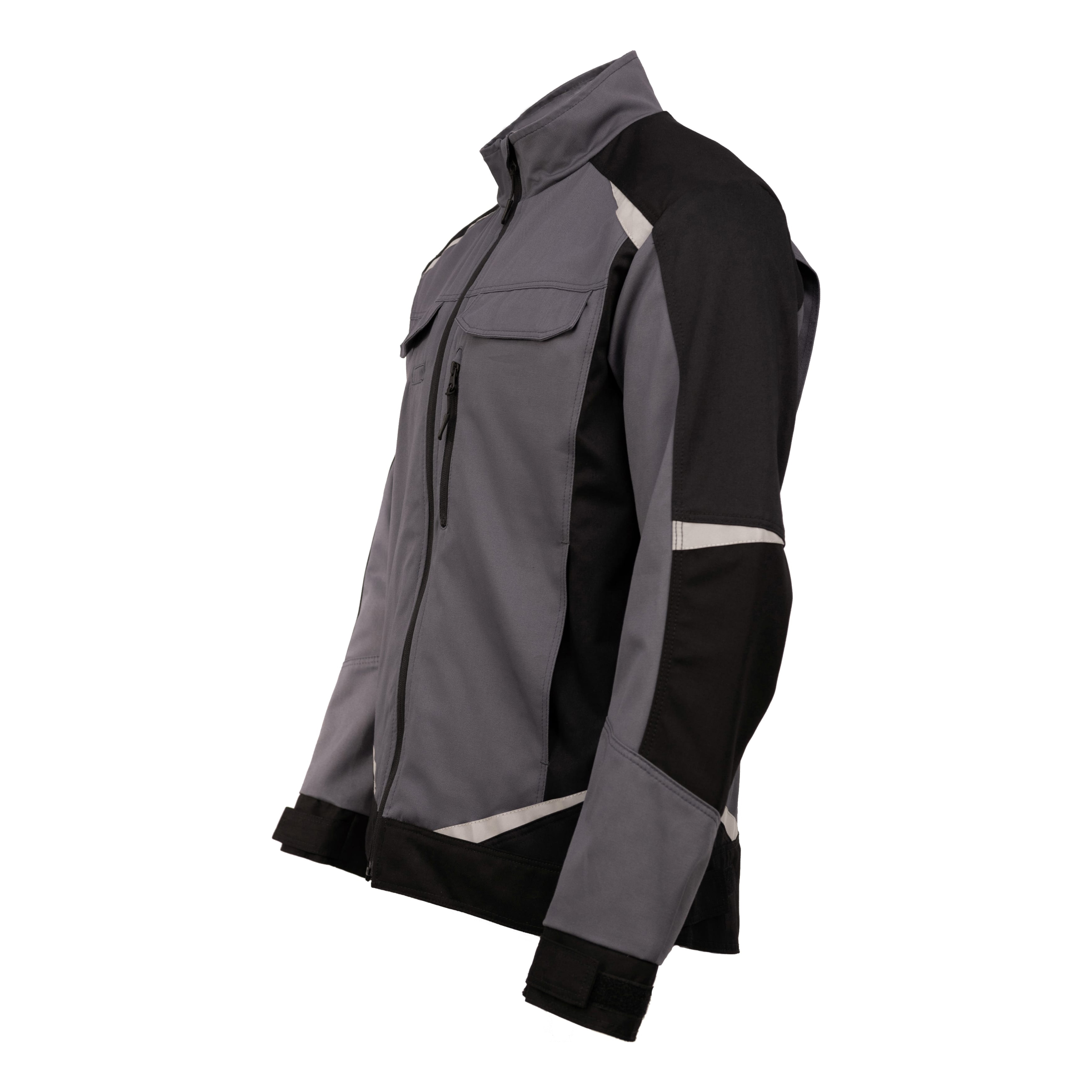 Куртка Brodeks KS202-C, 100% хлопок, графит серый/черный