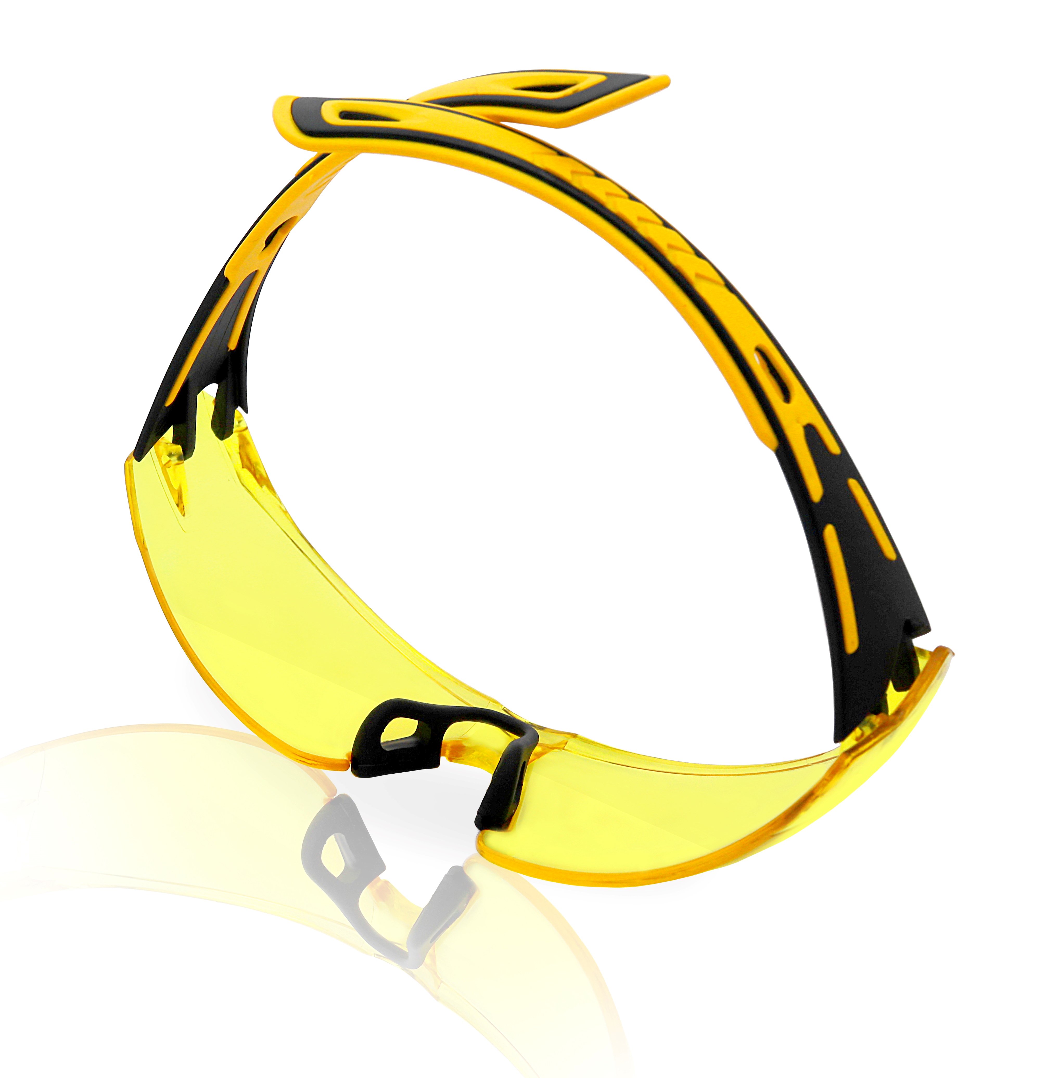 Очки защитные открытые Еланпласт Компаньон арт. ОЧК702 KN, желтый