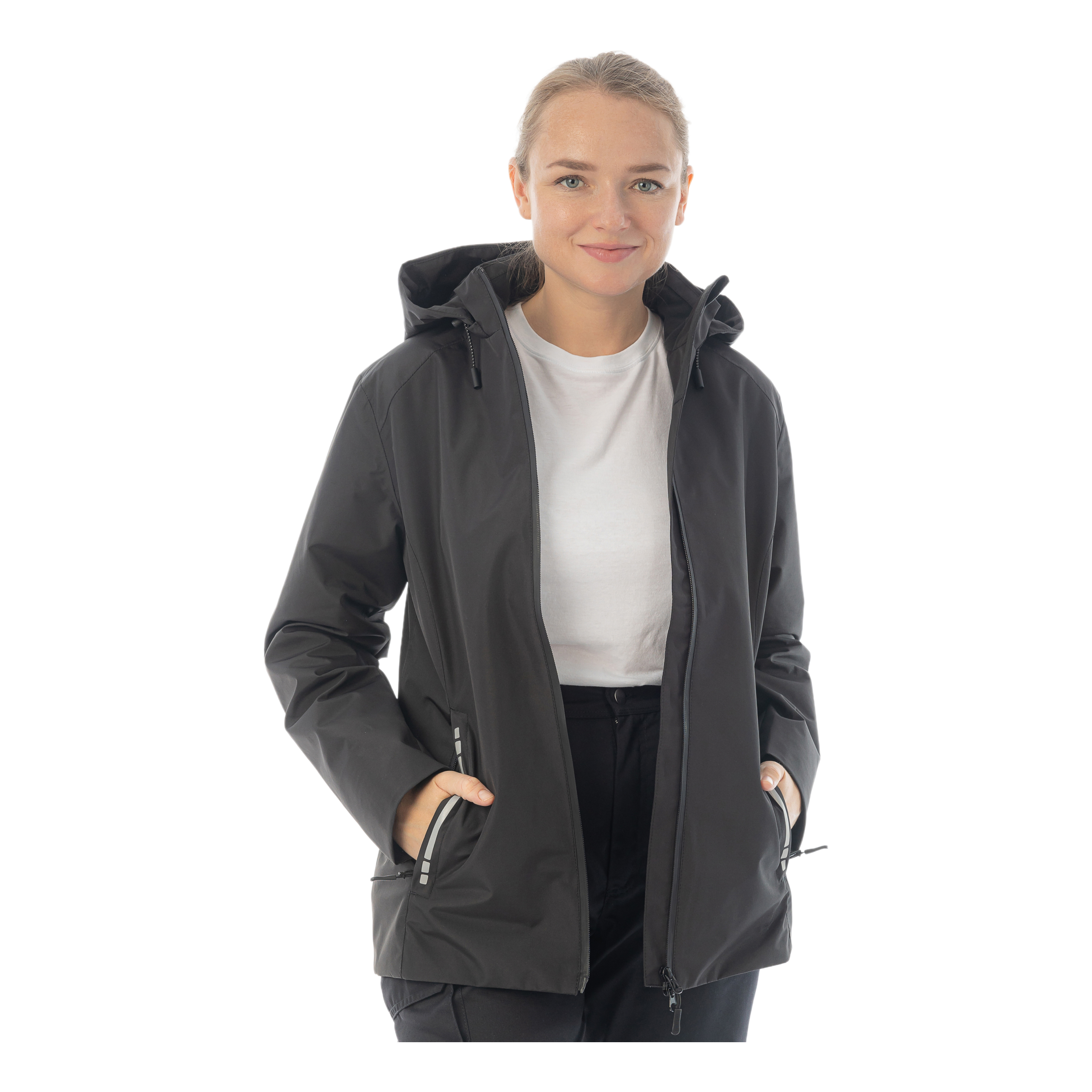 Женская летняя куртка-парка Brodeks KS238, черный