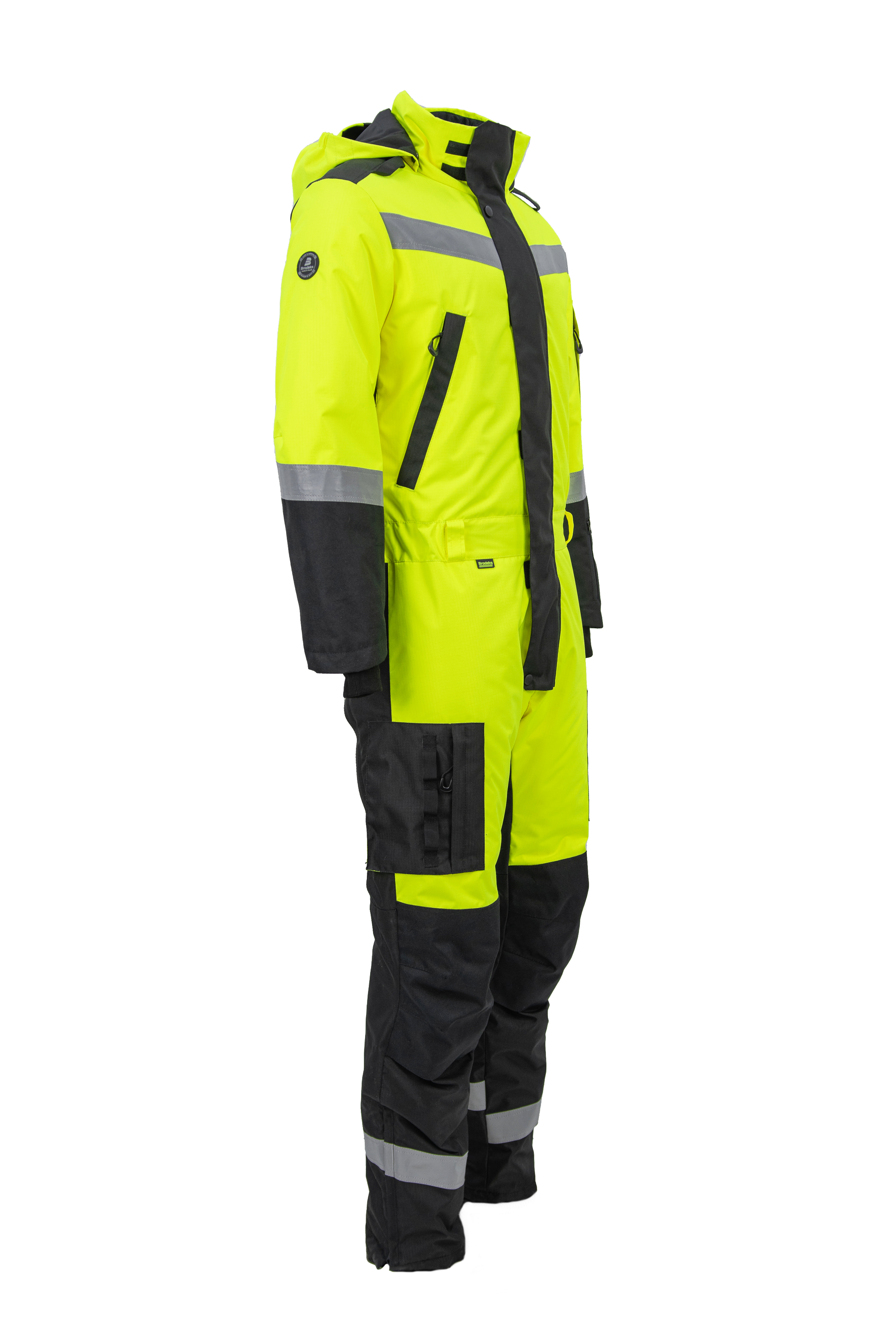 Зимний комбинезон Brodeks KW505, желтый/черный