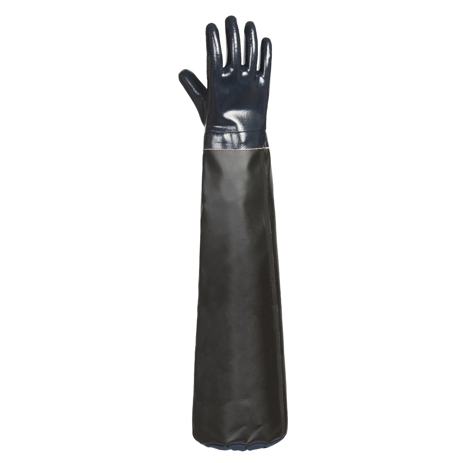 Перчатки нитрильные с длинным рукавом ТУРБО Н