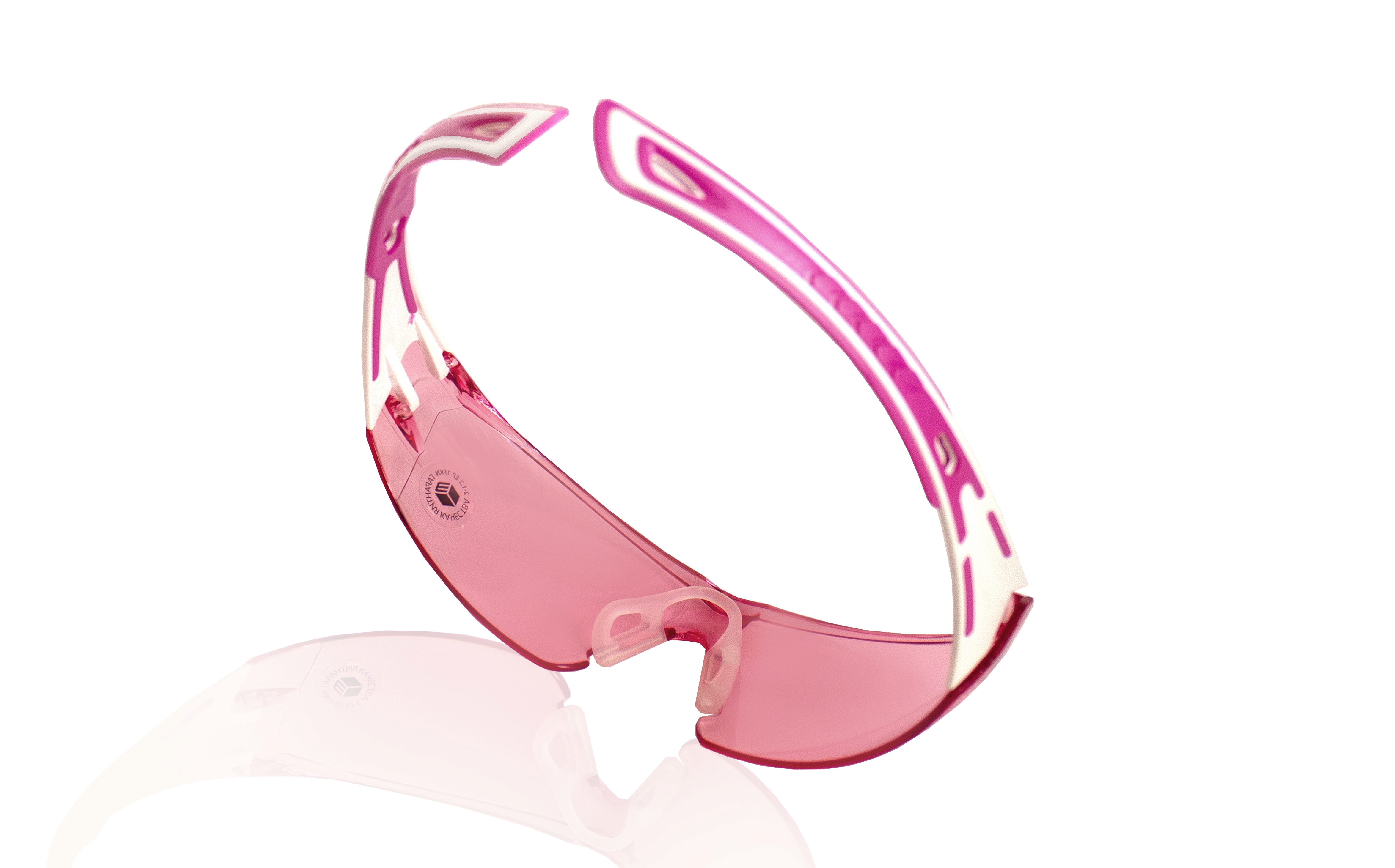 Очки защитные открытые Еланпласт Компаньон арт. ОЧК704 KN, розовый