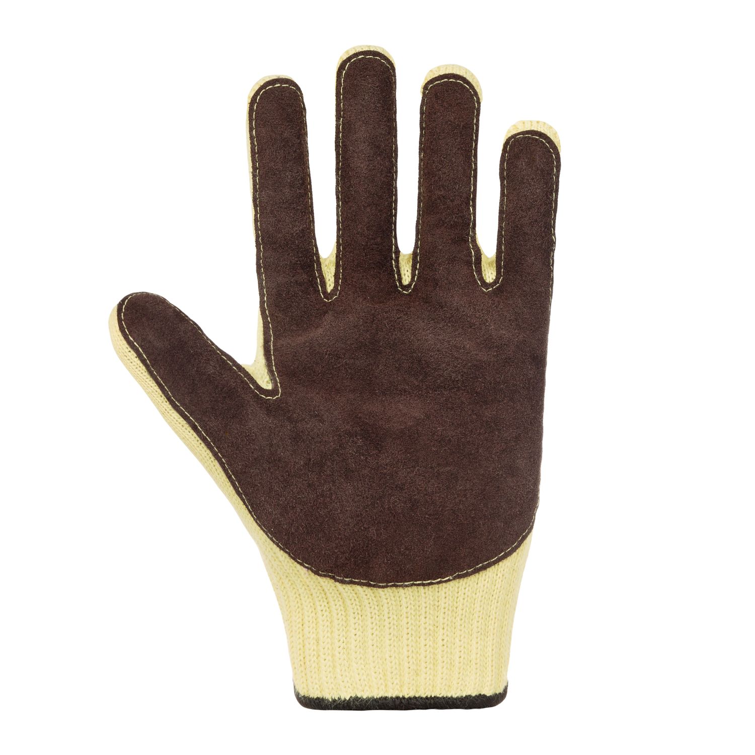 Перчатки параарамидные со спилковым наладонником Осока Ультра