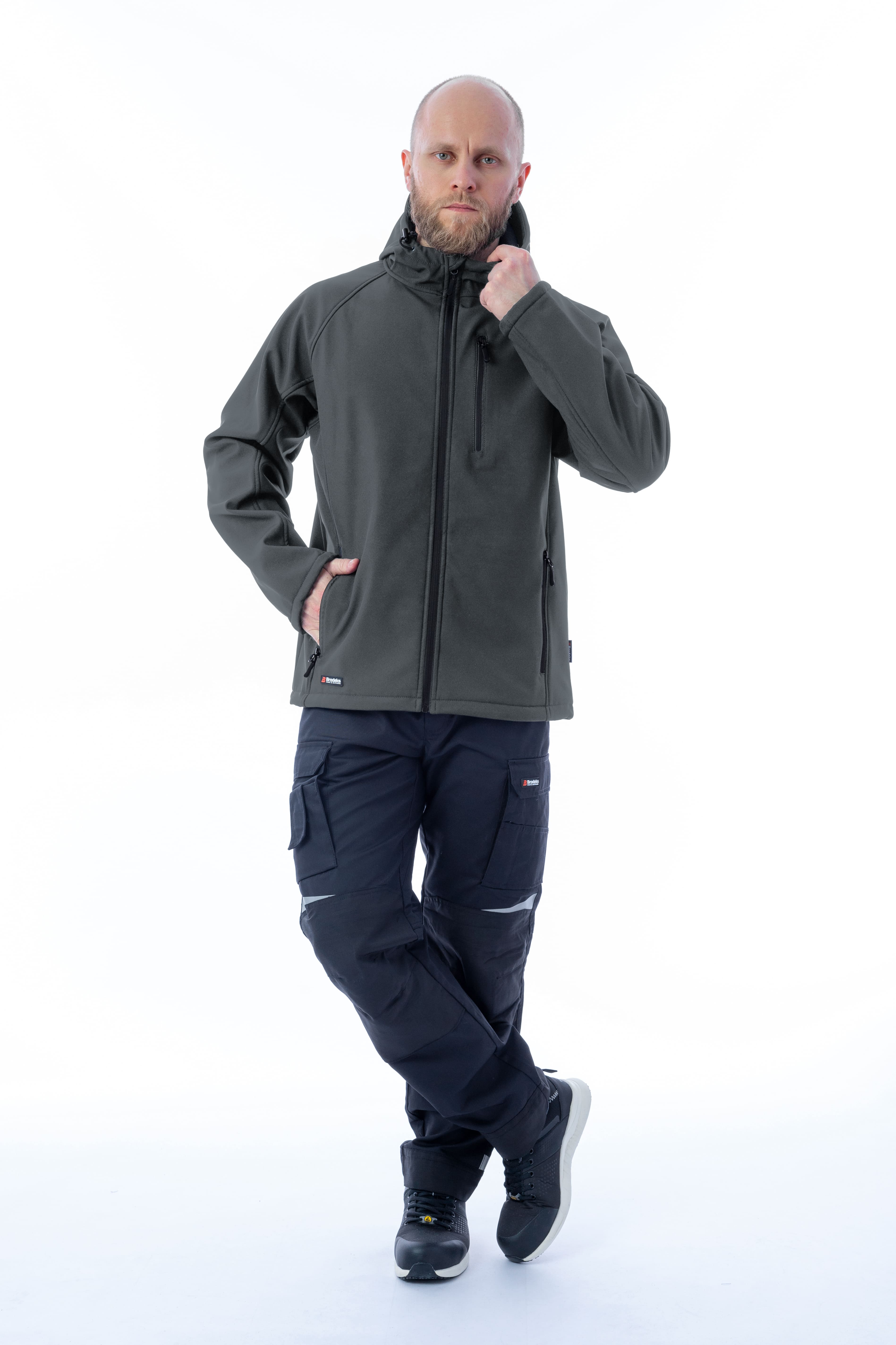 Куртка софтшелл Brodeks KS232, серый