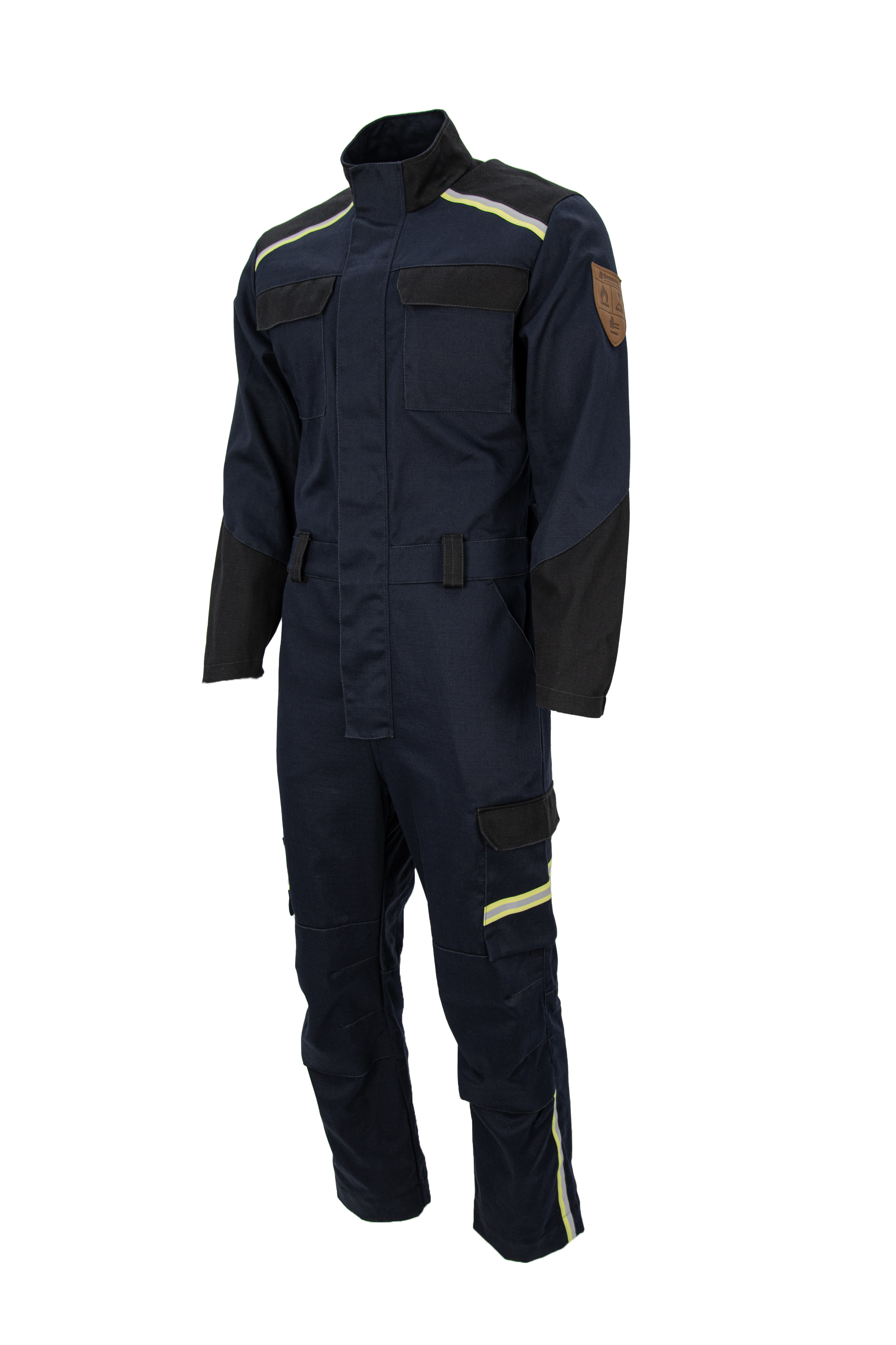 Комбинезон сварщика Brodeks FS58-01, т.синий/черный