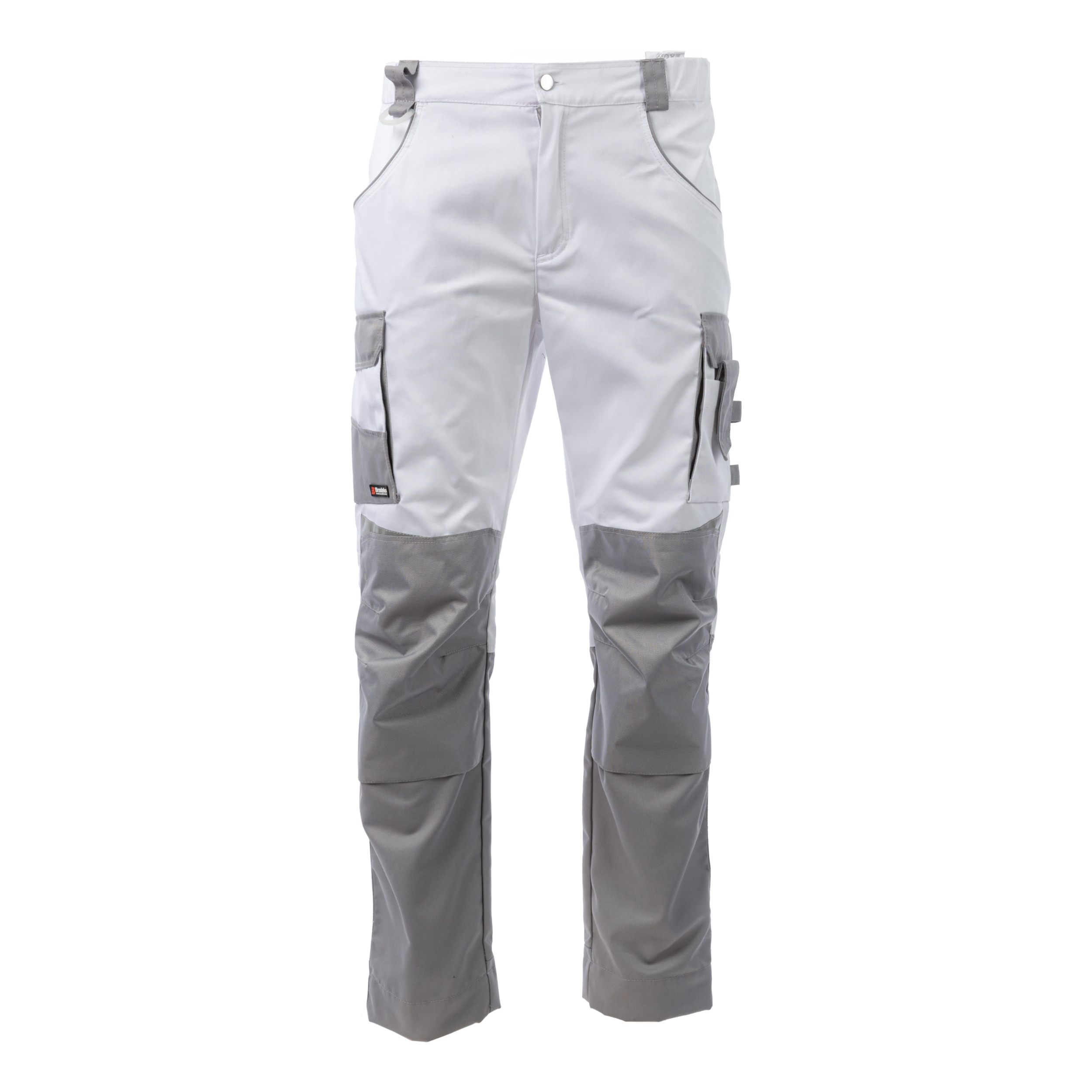 Брюки Brodeks KS302, белый/серый
