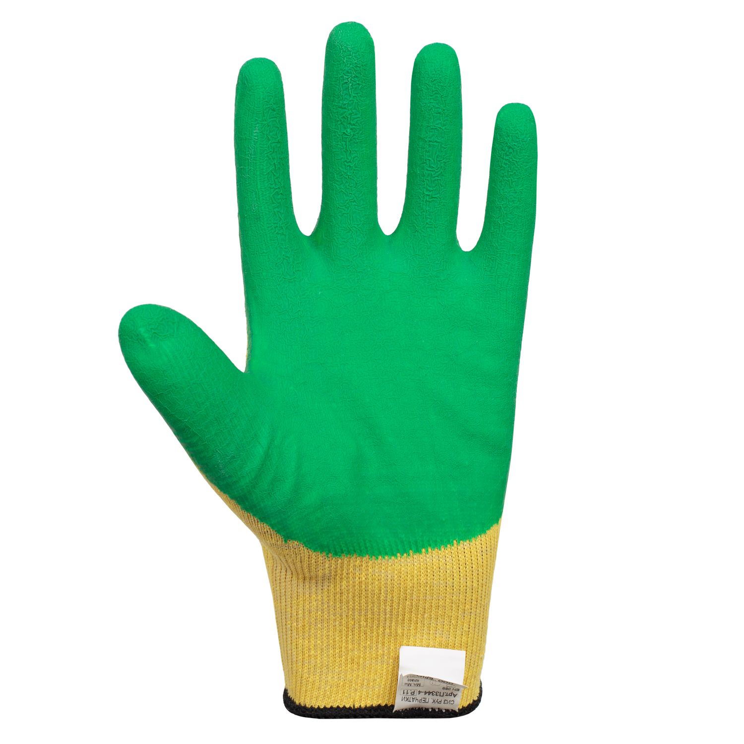 Перчатки хлопкополиэфирные с рельефным латексным покрытием ОЛИВА