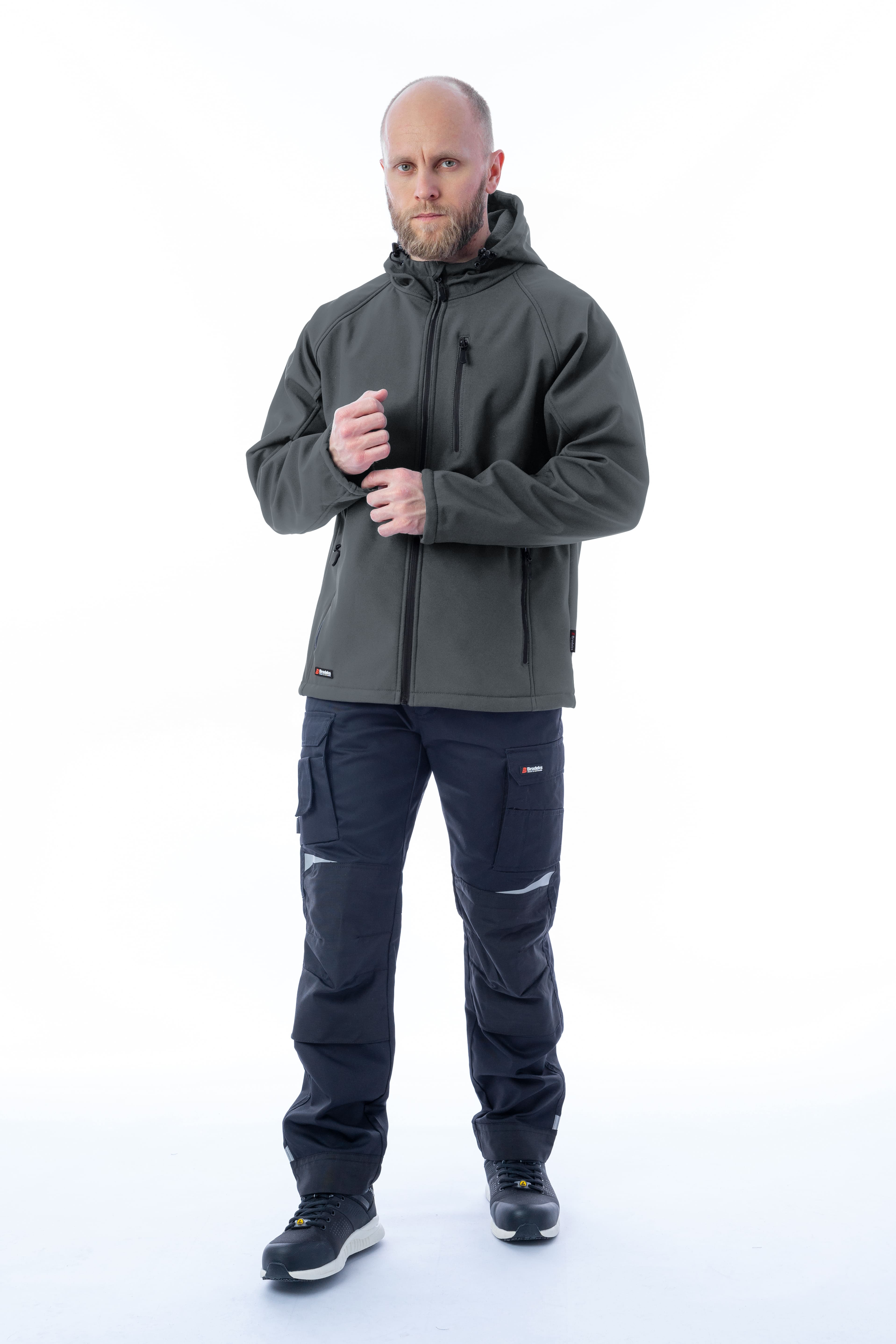 Куртка софтшелл Brodeks KS232, серый