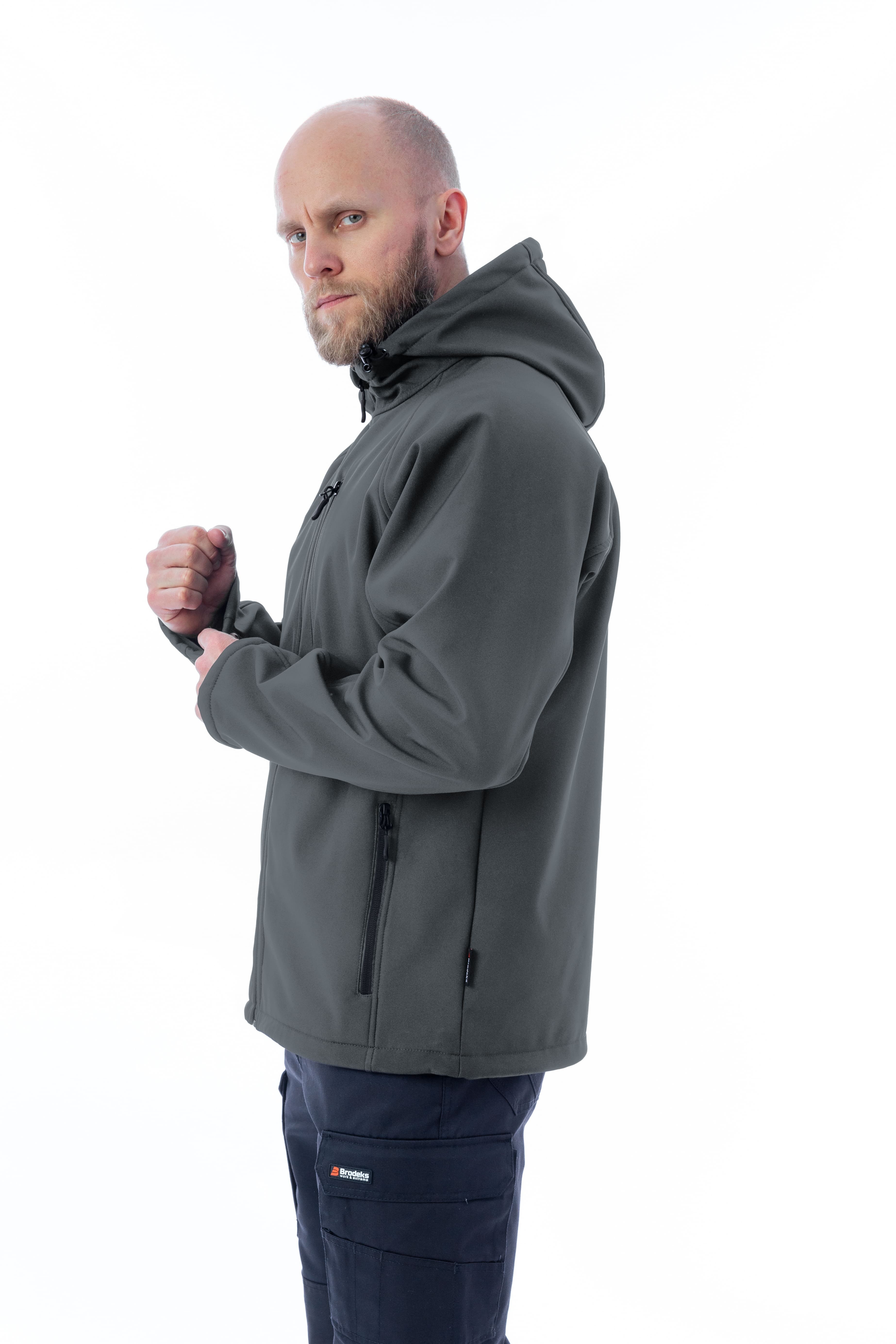 Куртка софтшелл Brodeks KS232, серый