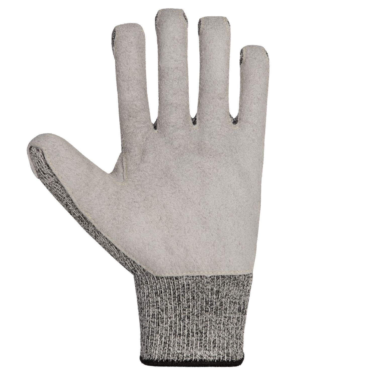 Перчатки противопорезные со спилковым наладонником ДИНО УЛЬТРА Р