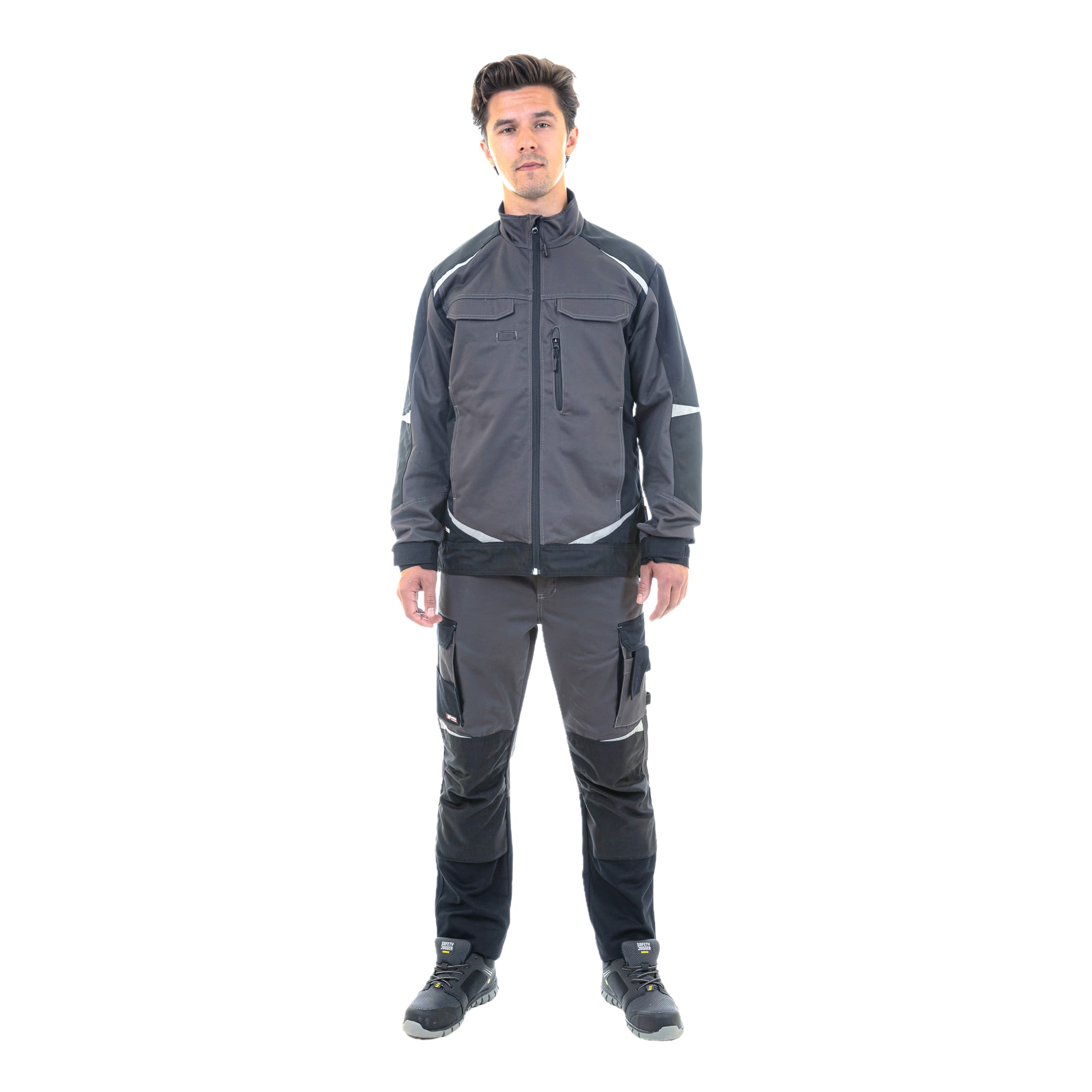 Брюки Brodeks KS302, серый/черный