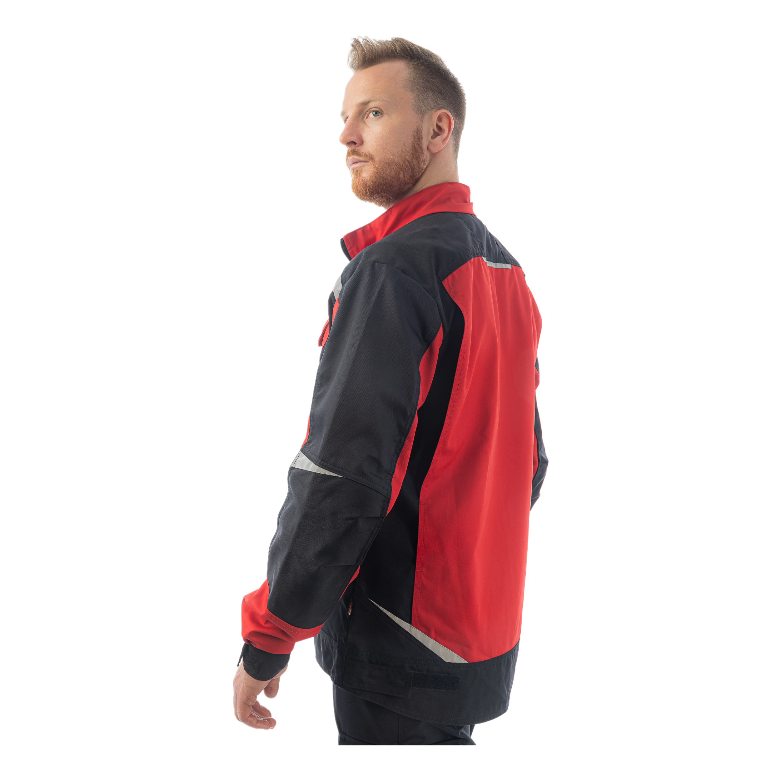 Куртка Brodeks KS202, красный/черный