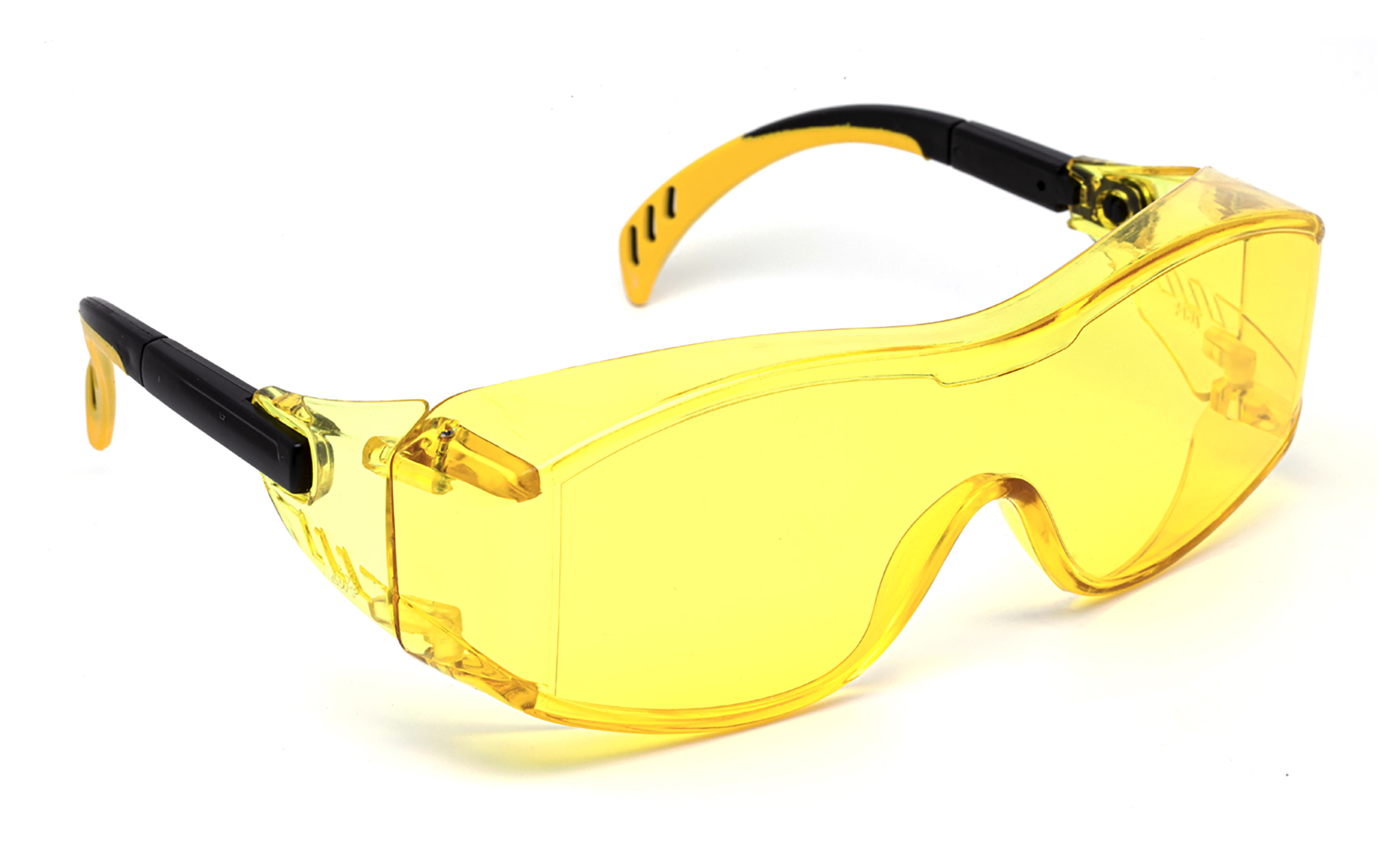 Очки защитные открытые Еланпласт Практик арт. ОЧК302 KN, желтый
