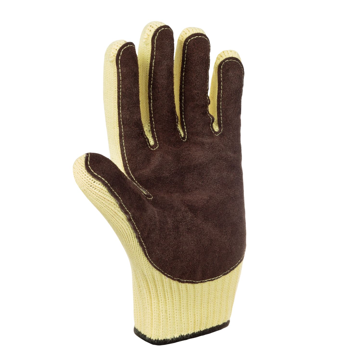 Перчатки параарамидные со спилковым наладонником Осока Ультра