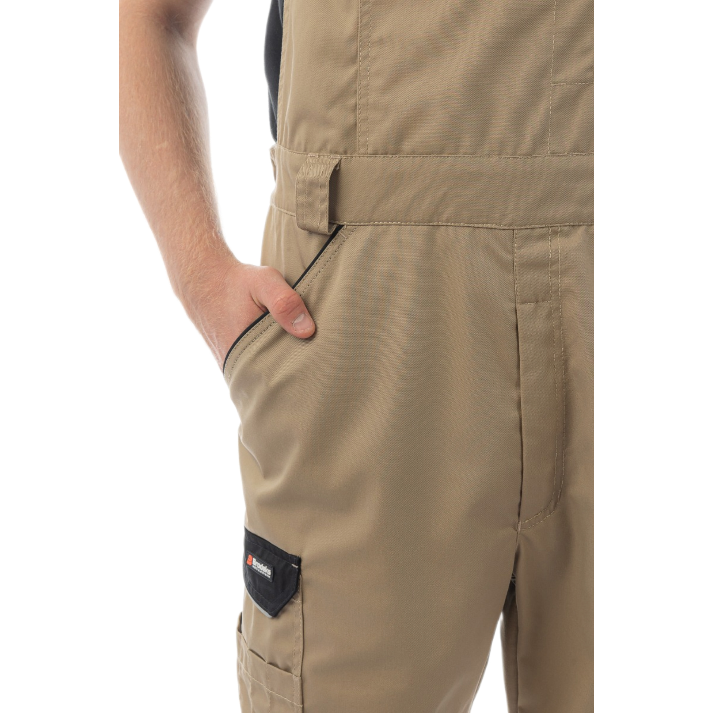 Полукомбинезон Brodeks KS401, бежевый/черный