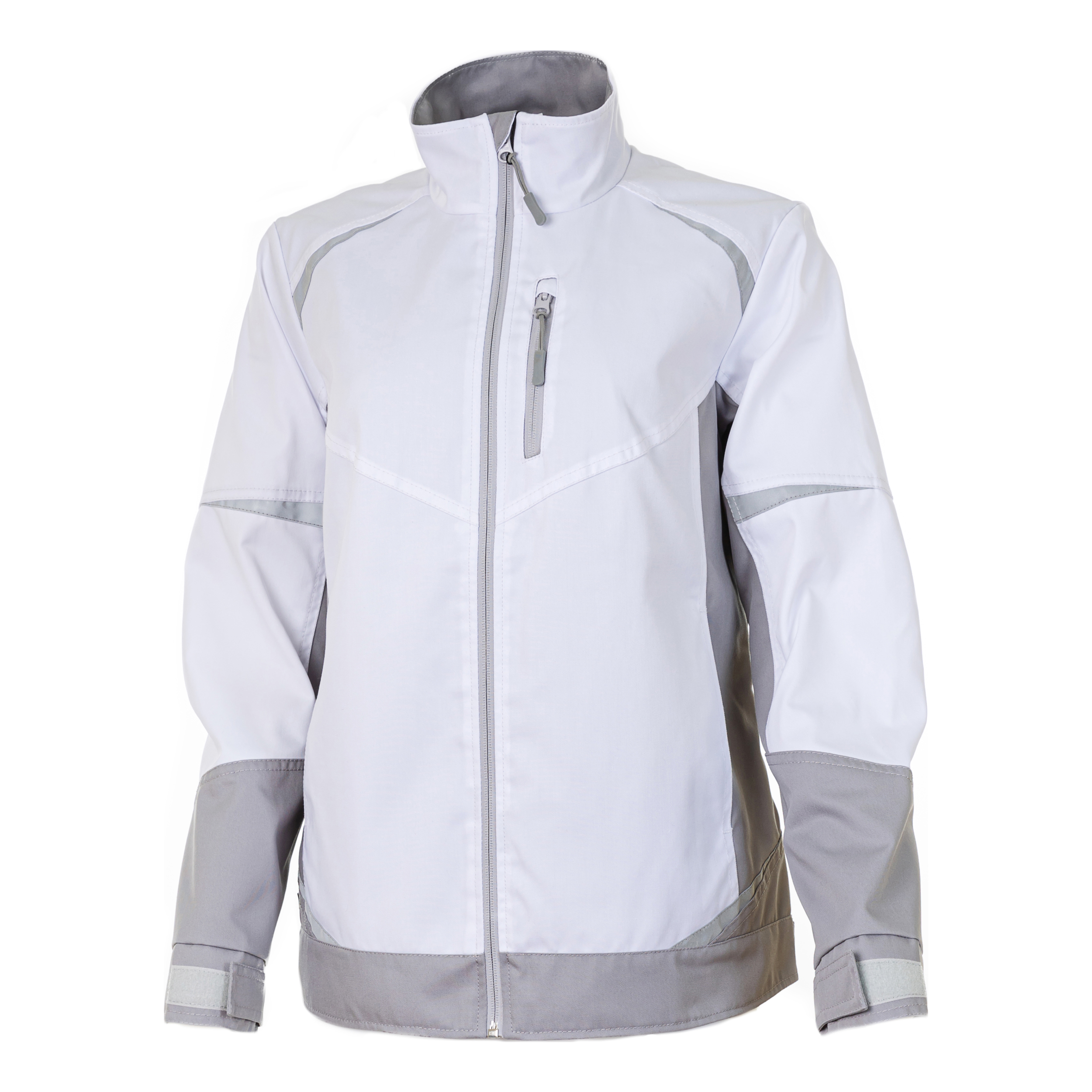 Женская рабочая куртка Brodeks KS228, белый/серый