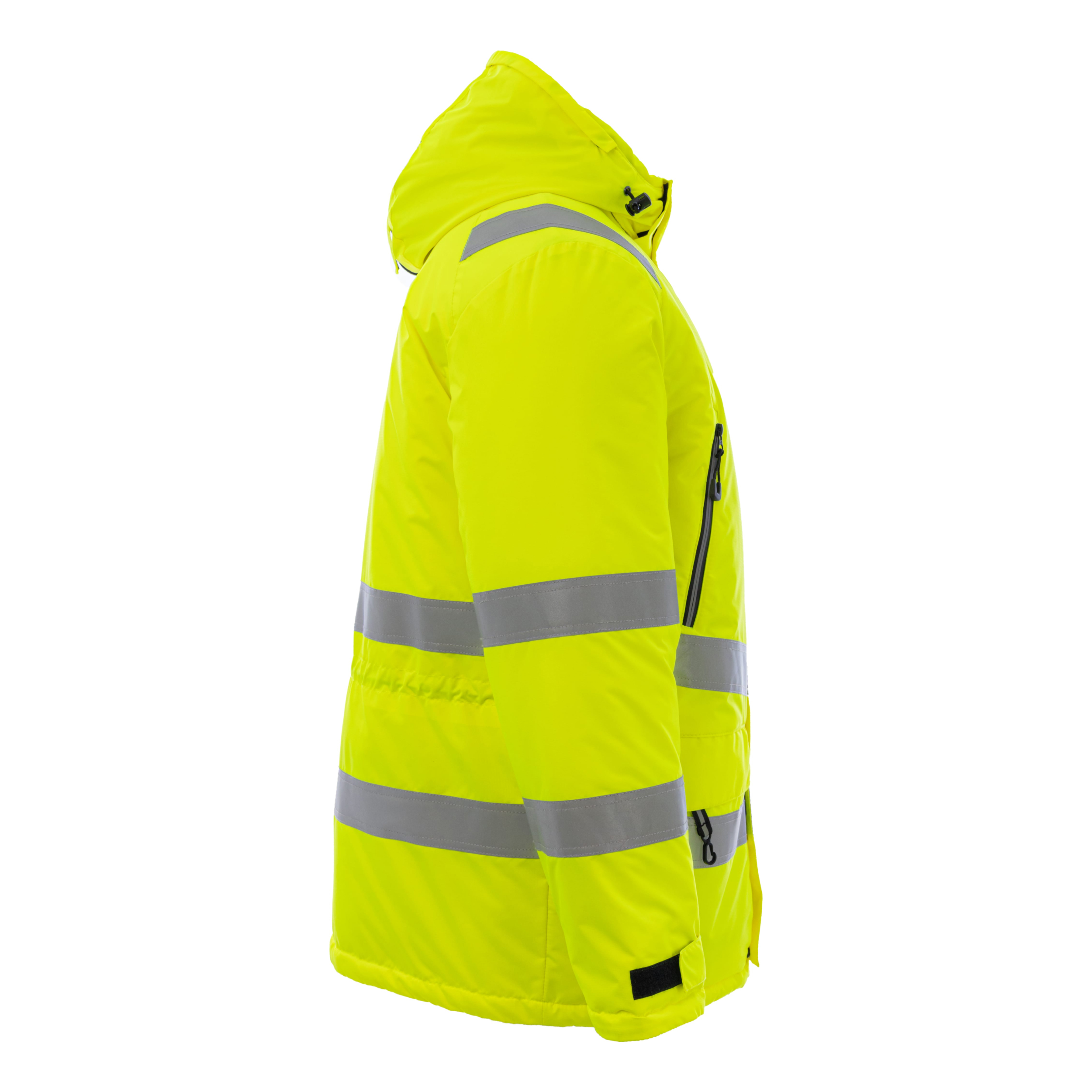 Зимняя сигнальная куртка-парка Brodeks KW220, желтый
