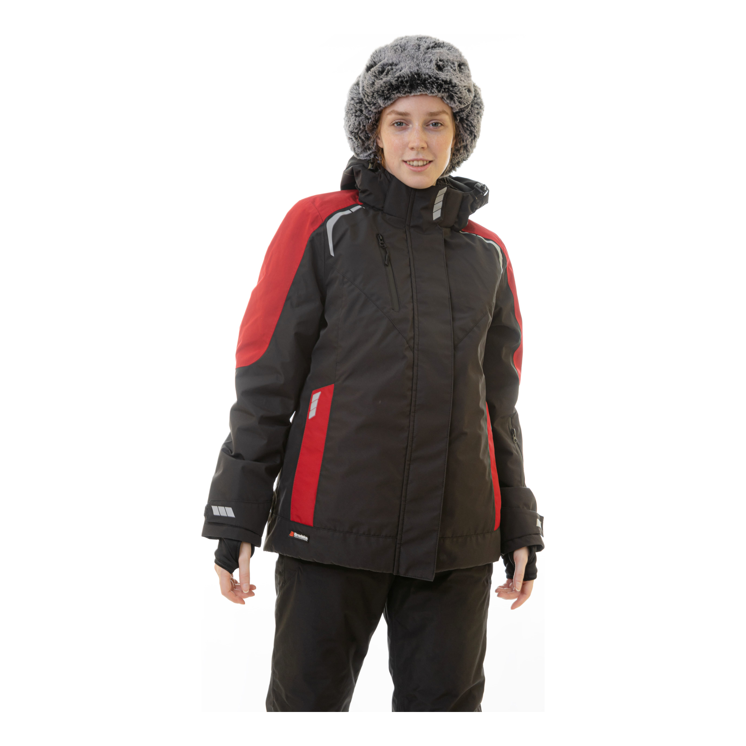 Зимняя женская куртка Brodeks KW208, красный