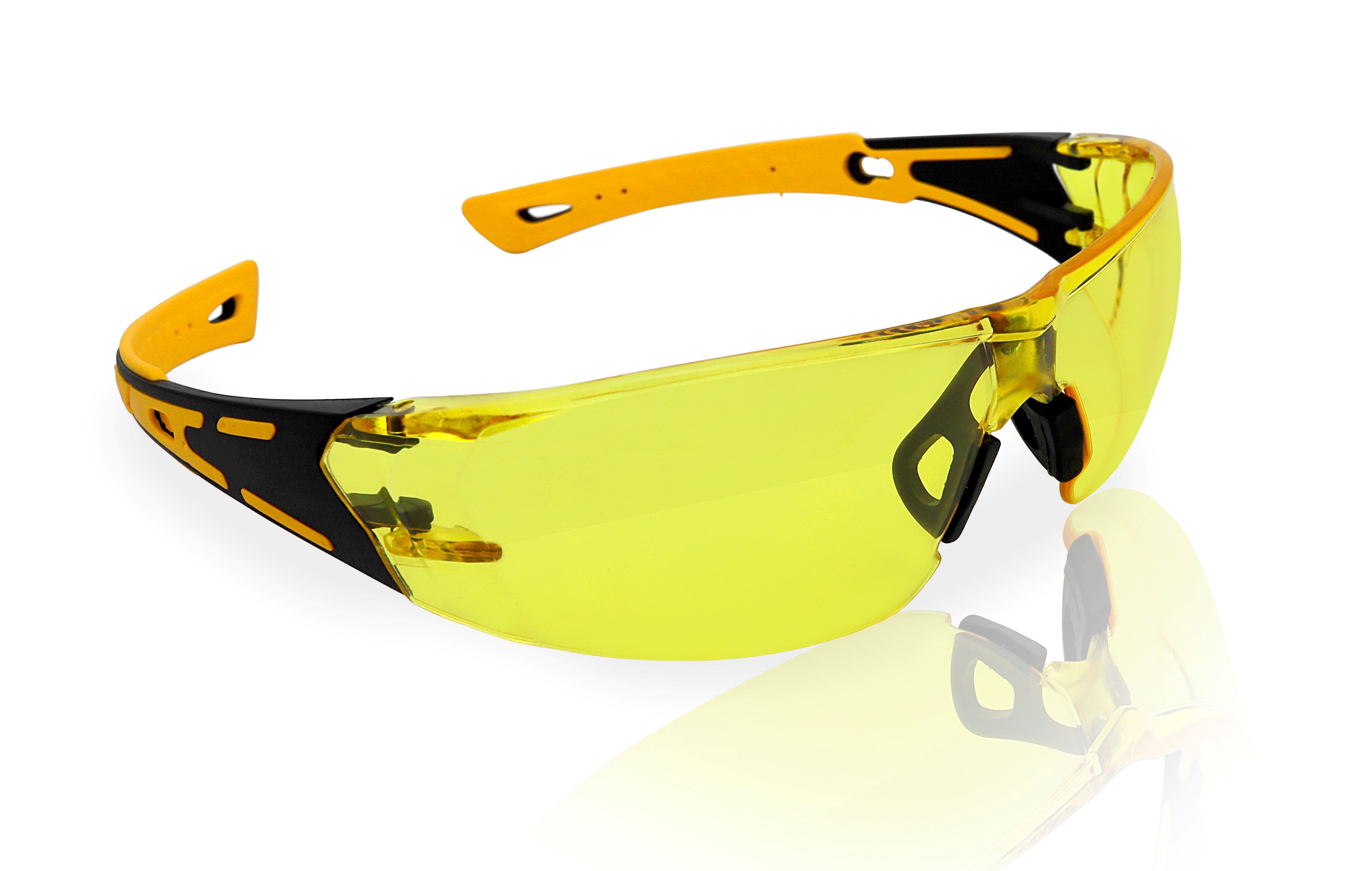 Очки защитные открытые Еланпласт Компаньон арт. ОЧК702 KN, желтый