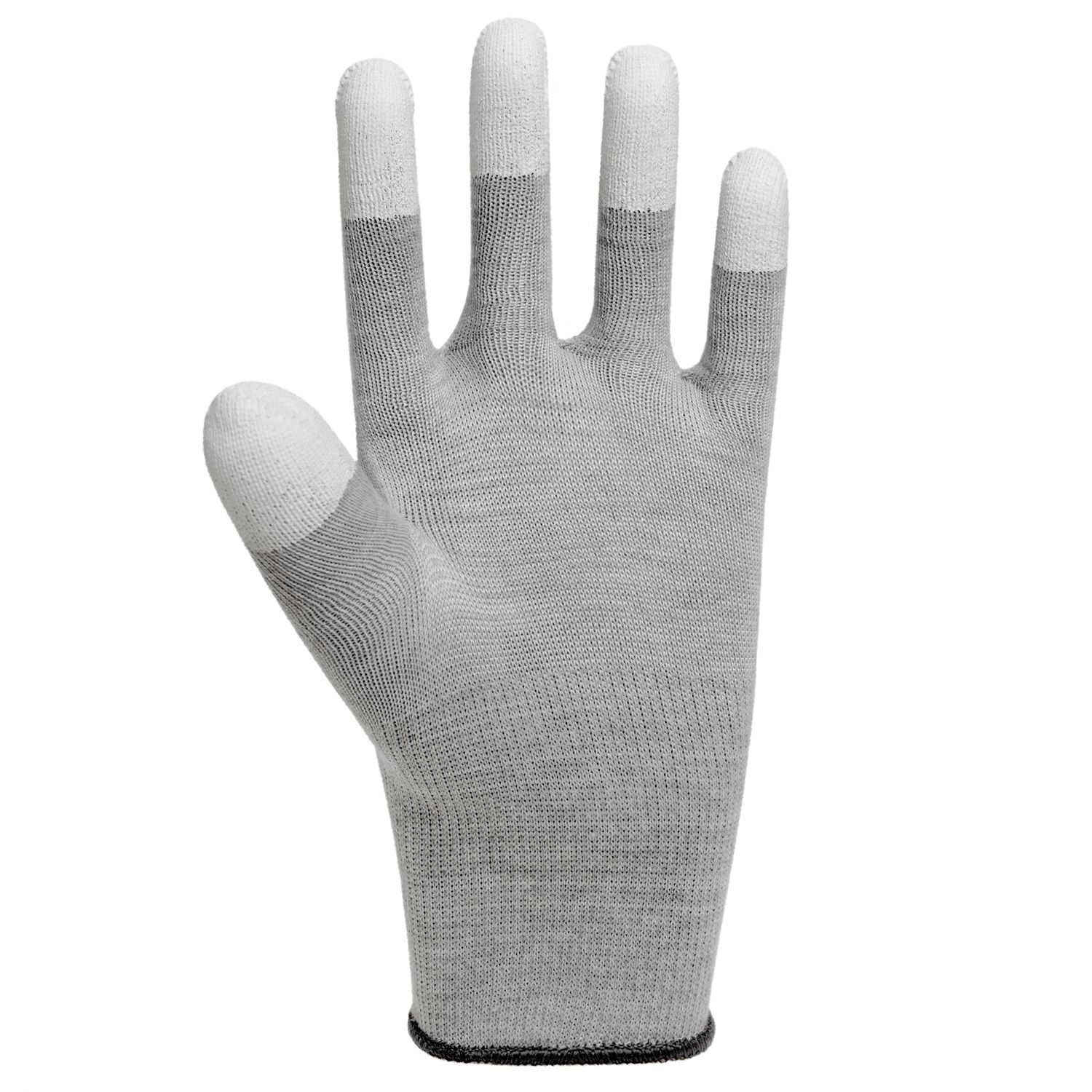 Перчатки антистатические с покрытием кончиков пальцев ДОМИНО 1/8