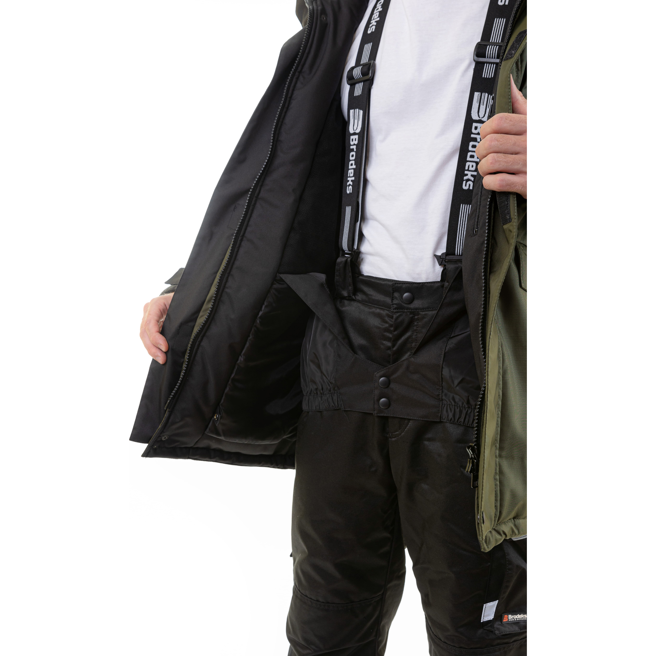 Зимняя куртка-парка Brodeks KW215 , хаки