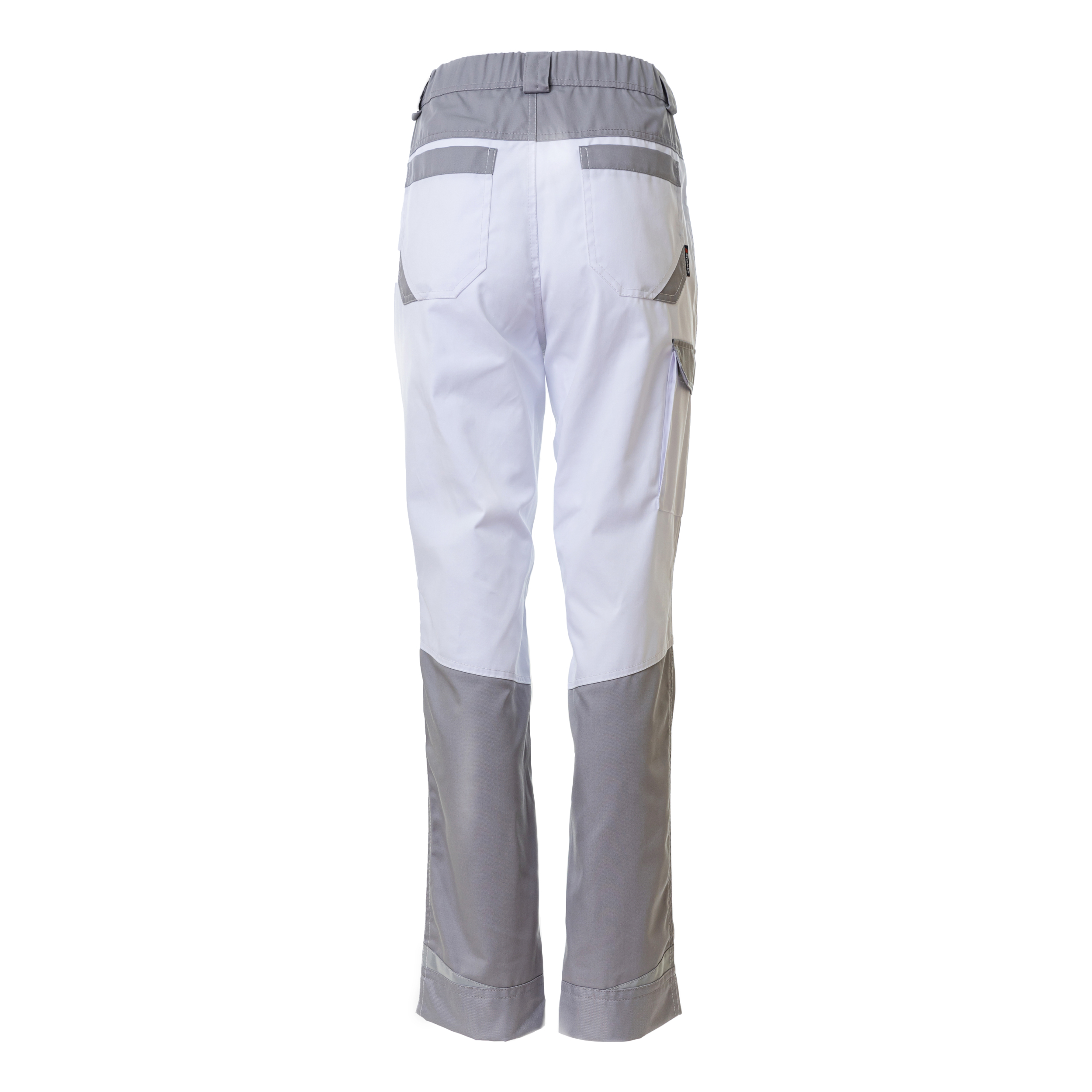 Женские рабочие брюки Brodeks KS328, белый/серый