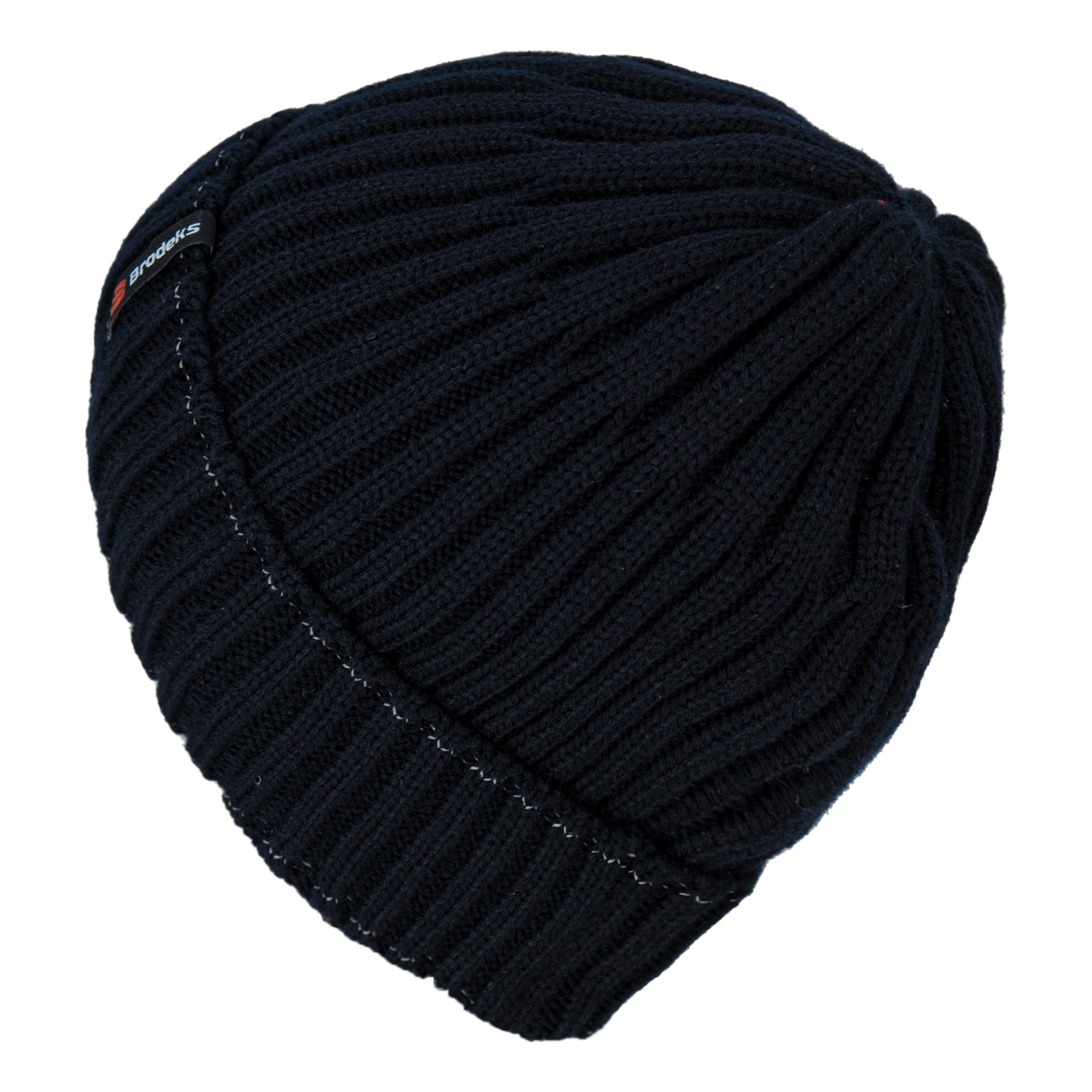 Шапка Brodeks fleece lining т.синий