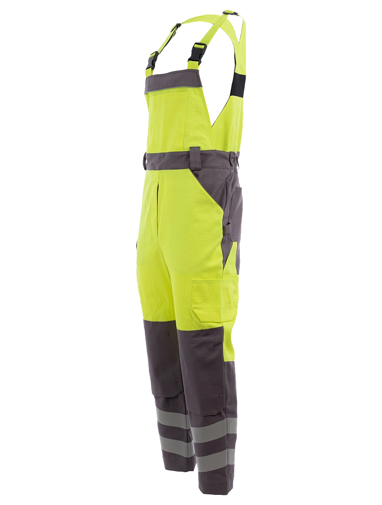 Мультизащитный полукомбинезон Brodeks MS48-61, желтый/серый