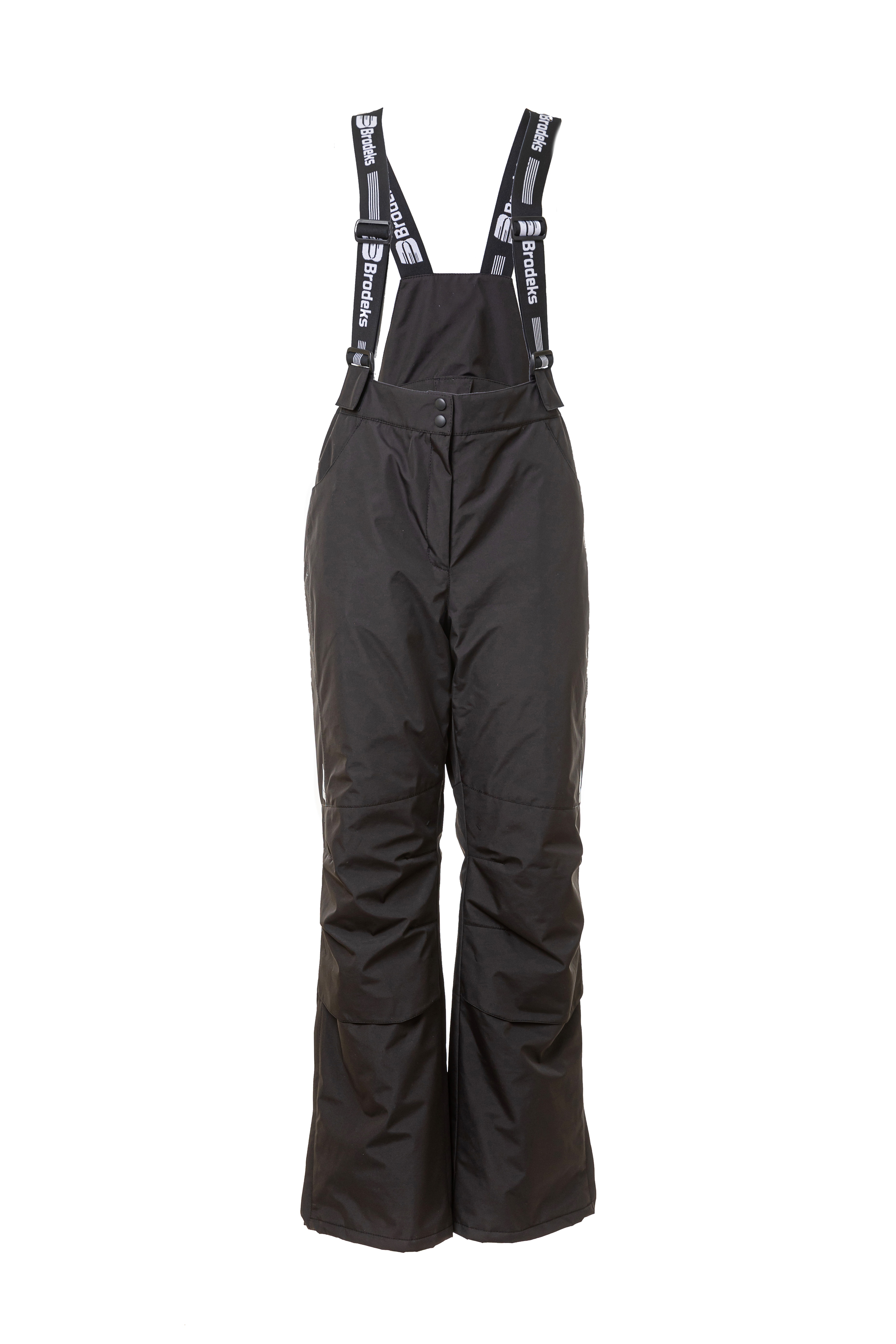 Зимний женский полукомбинезон Brodeks KW405, черный