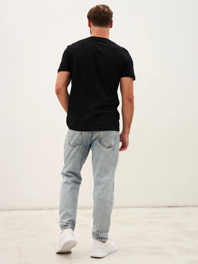 Футболка (тк.Трикотаж,160), черный