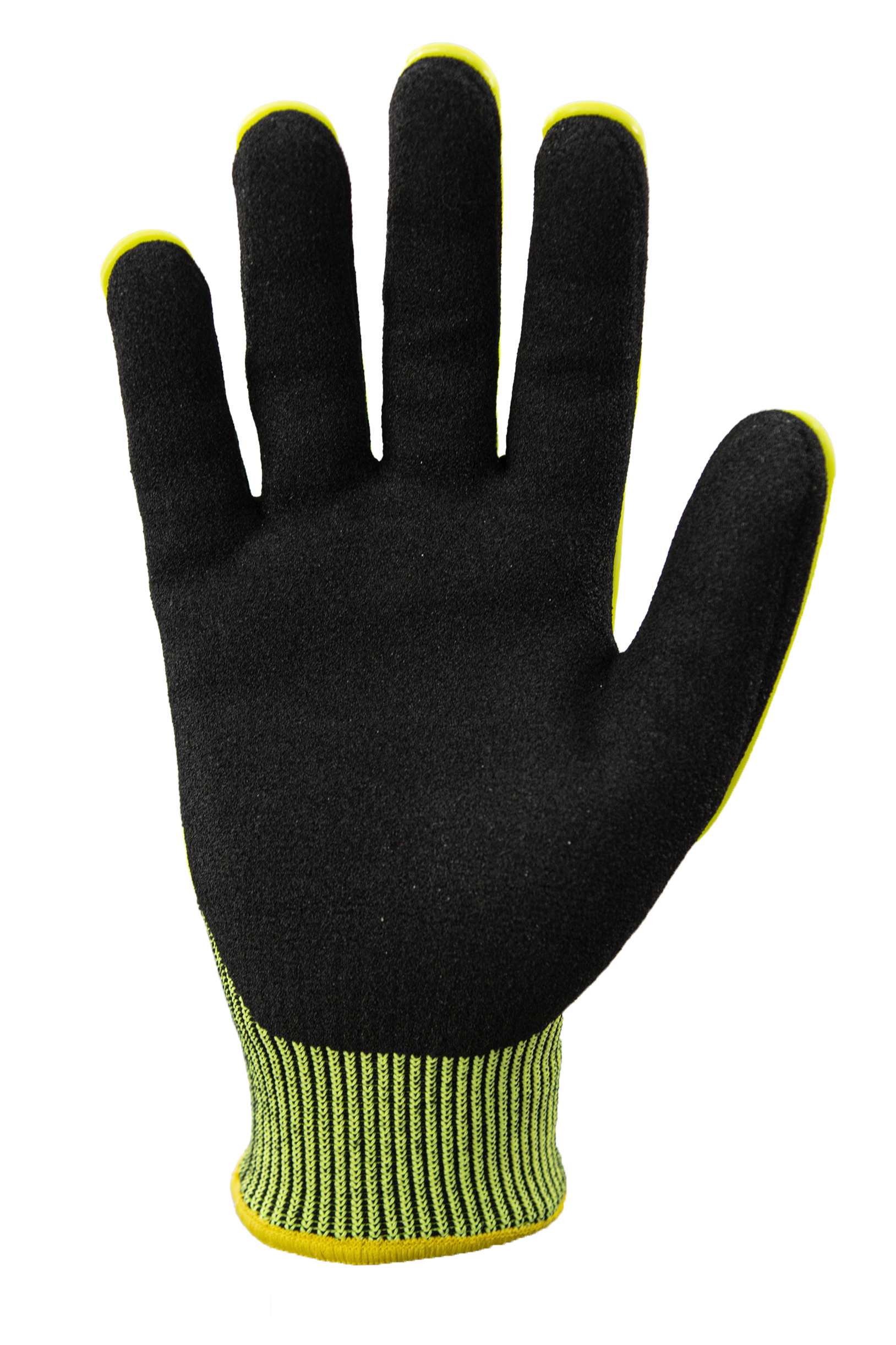 Перчатки рабочие Brodeks GC-22i, серый/черный/желтый