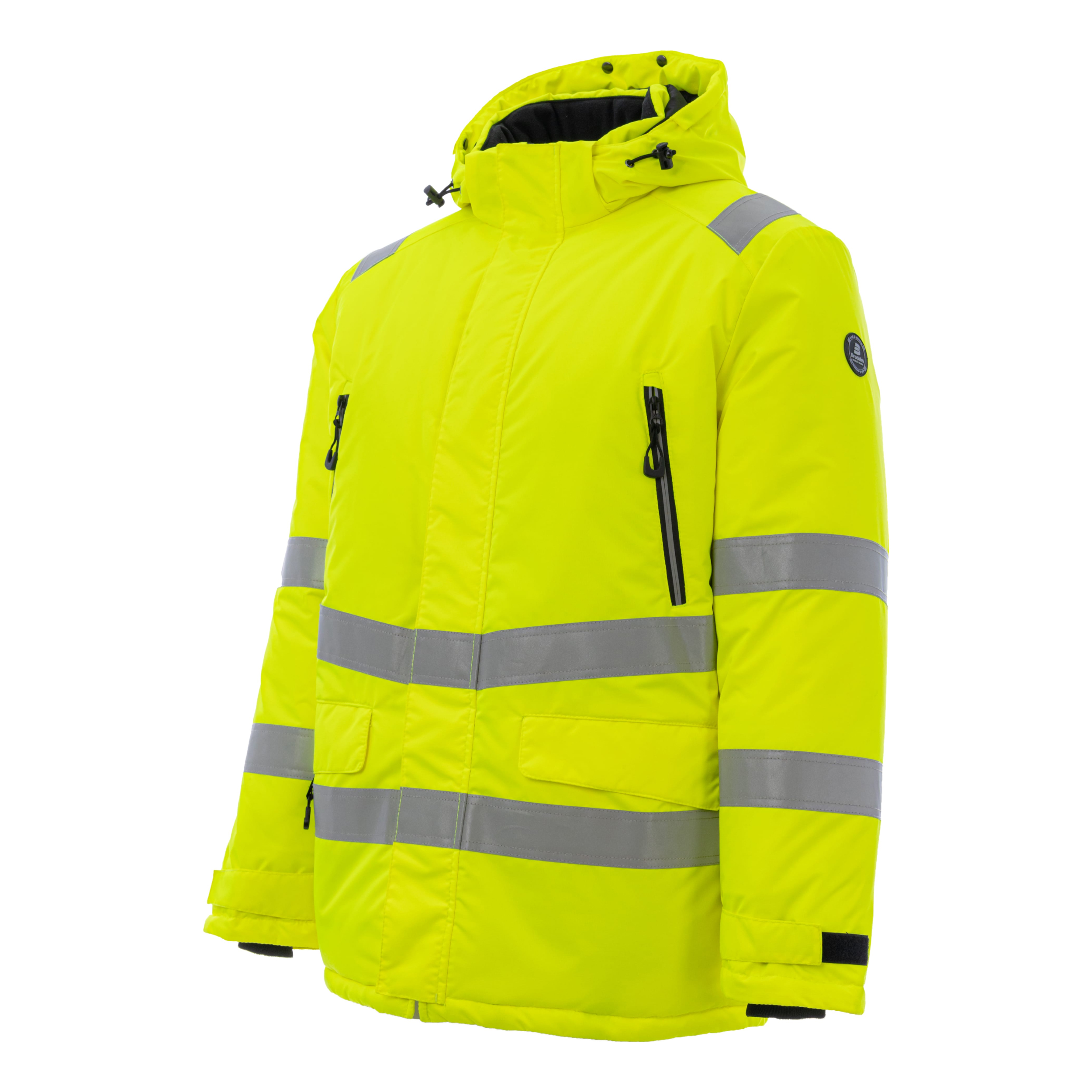 Зимняя сигнальная куртка-парка Brodeks KW220, желтый