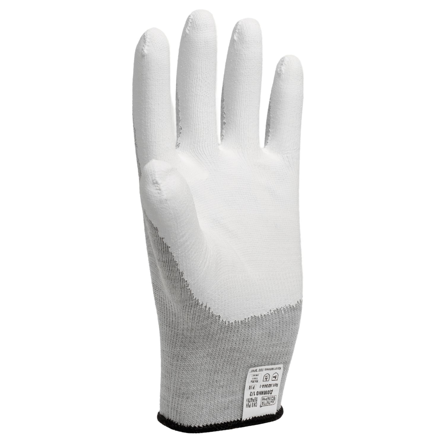 Перчатки антистатические с покрытием кончиков пальцев ДОМИНО 1/2