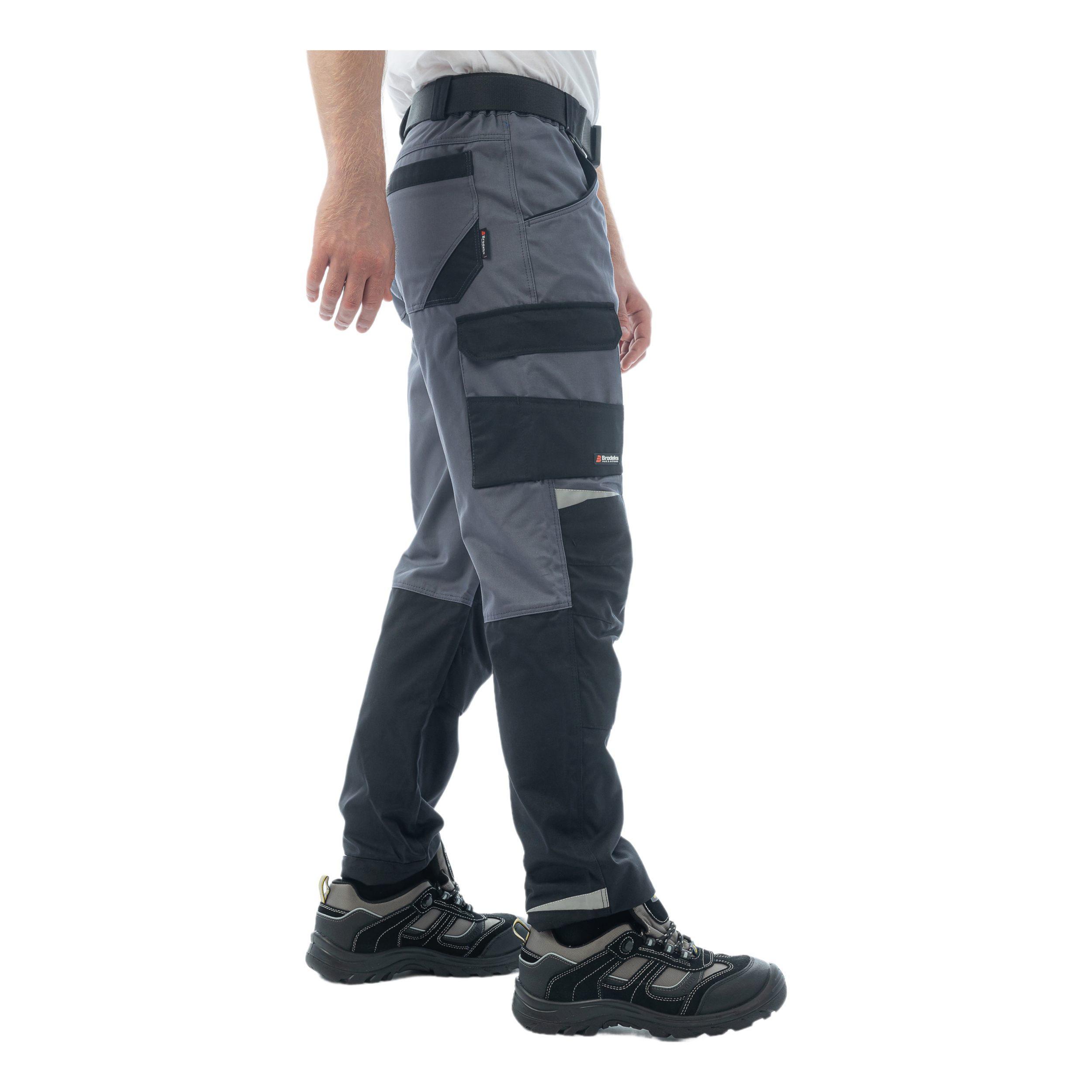 Брюки Brodeks KS302 -C, 100% хлопок, графит серый/черный