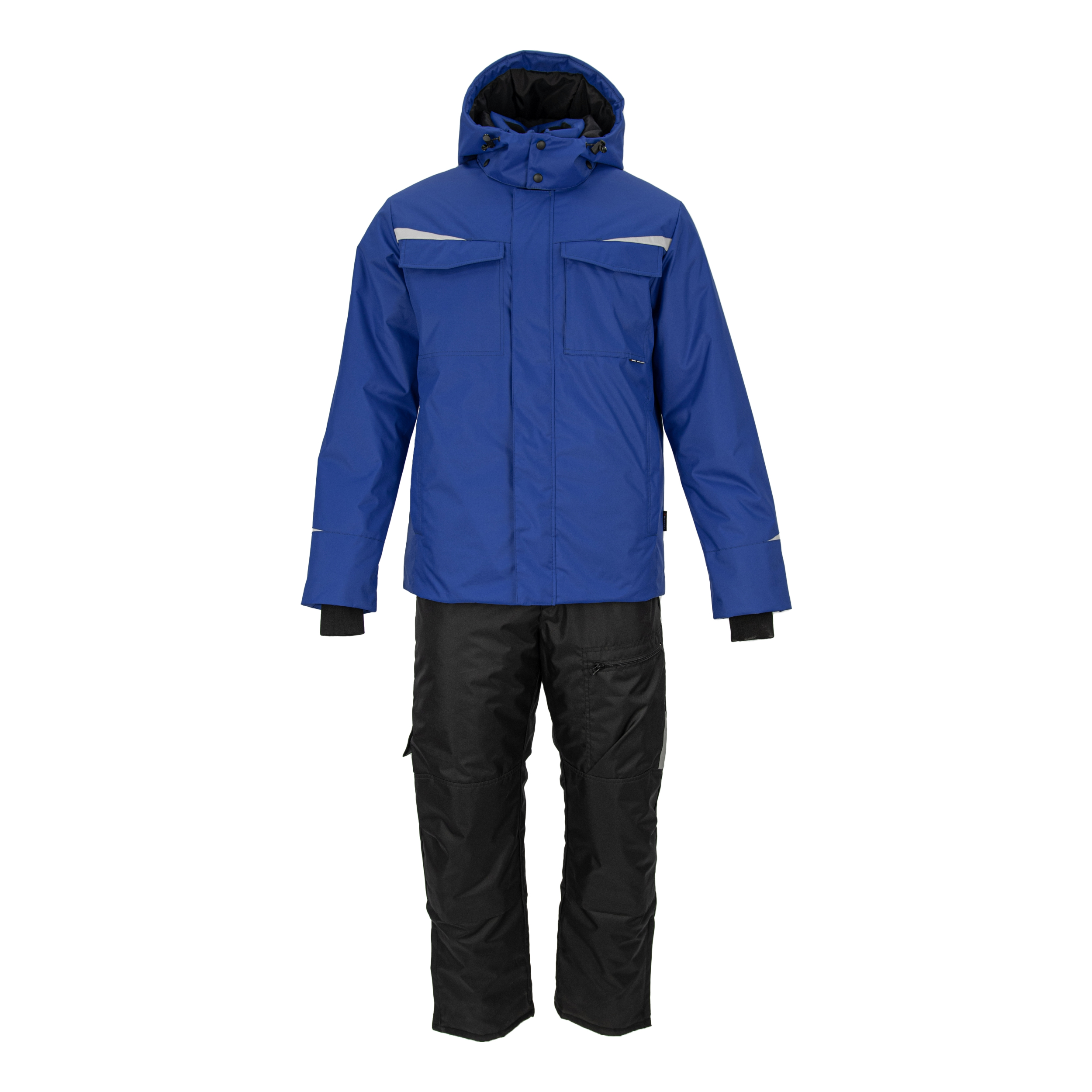 Зимний рабочий костюм Brodeks KW603, синий/черный