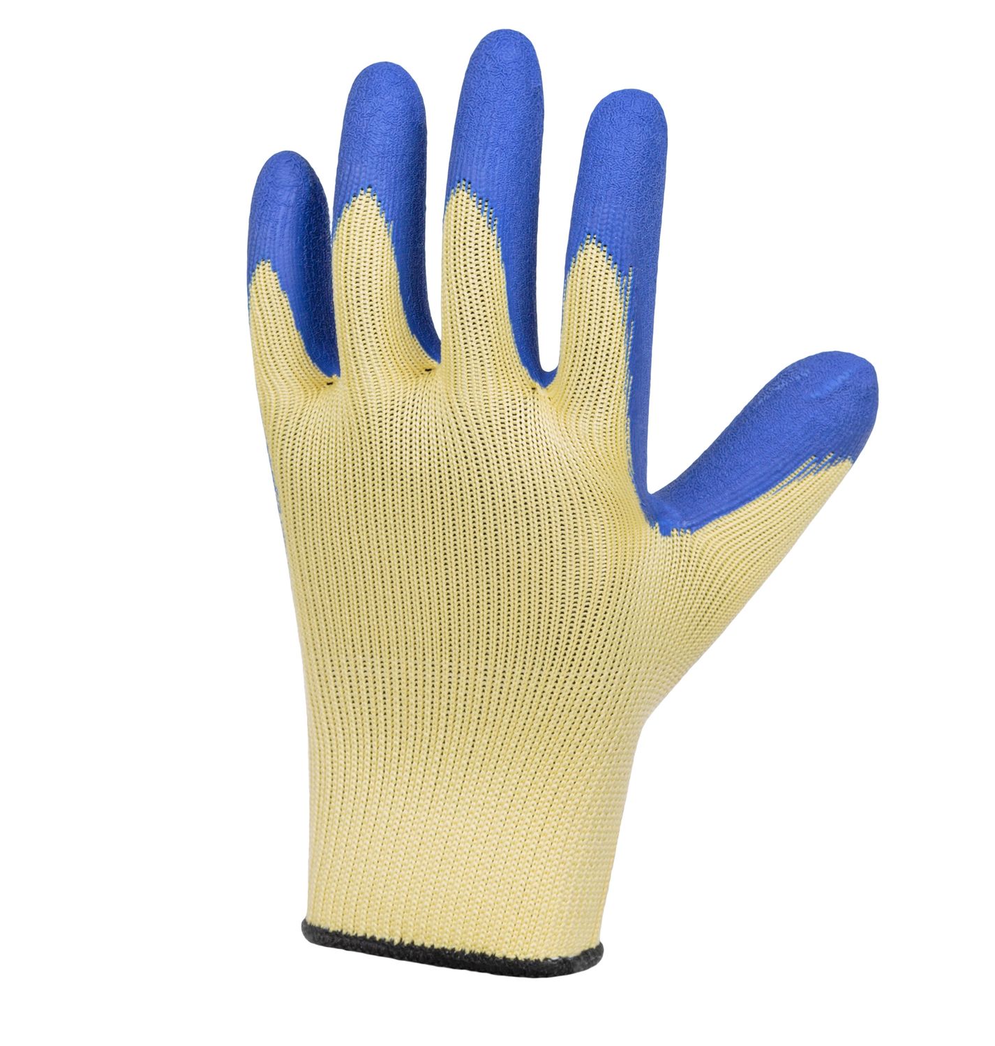 Перчатки полиэфирные усиленные с рельефным латексным покрытием ПУЛЬСАР