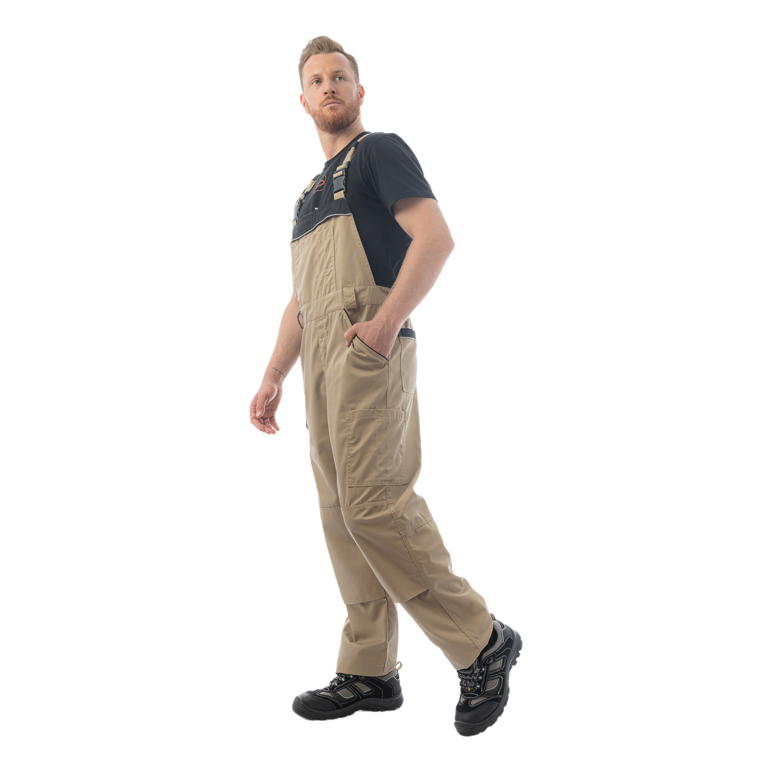 Полукомбинезон Brodeks KS401, бежевый/черный