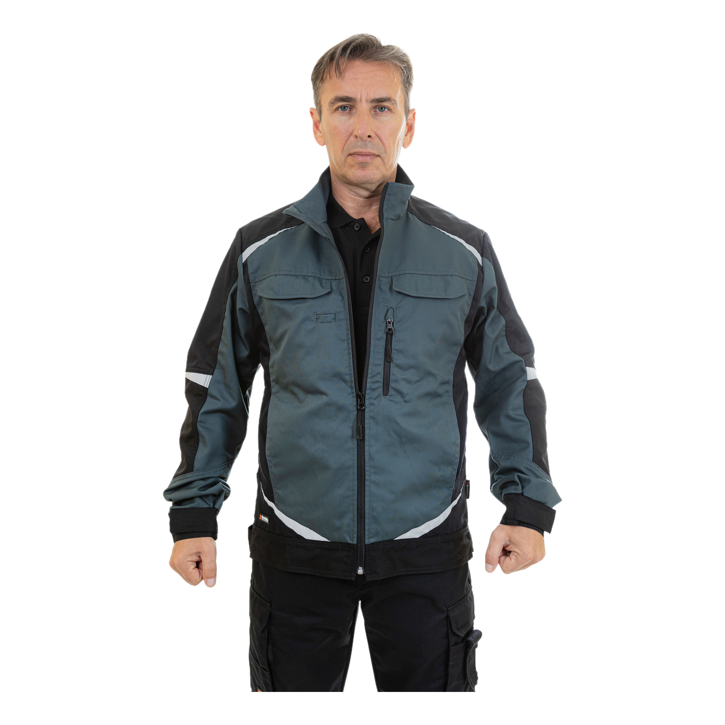 Куртка Brodeks KS202, хвойный/черный