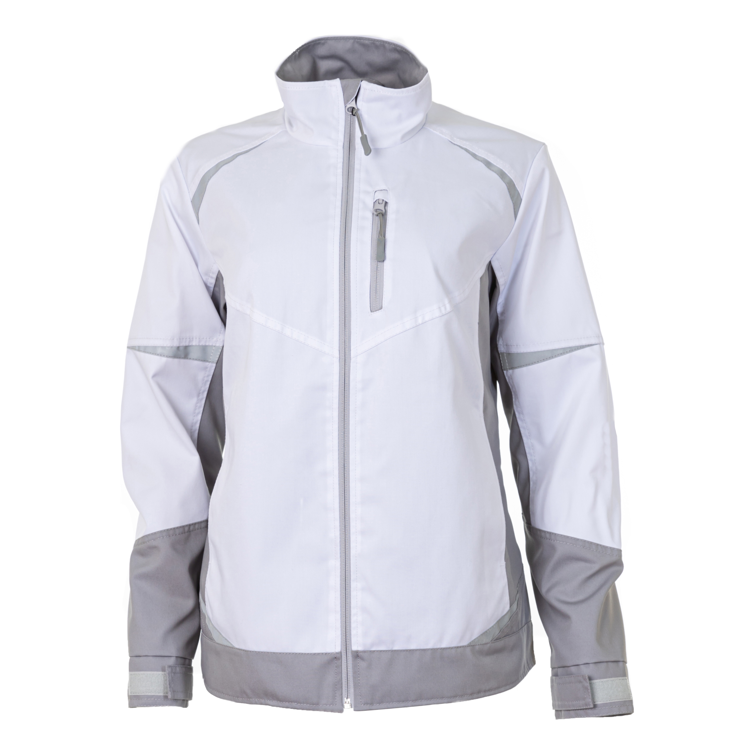 Женская рабочая куртка Brodeks KS228, белый/серый