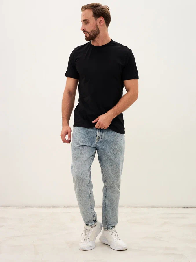 Футболка (тк.Трикотаж,160), черный