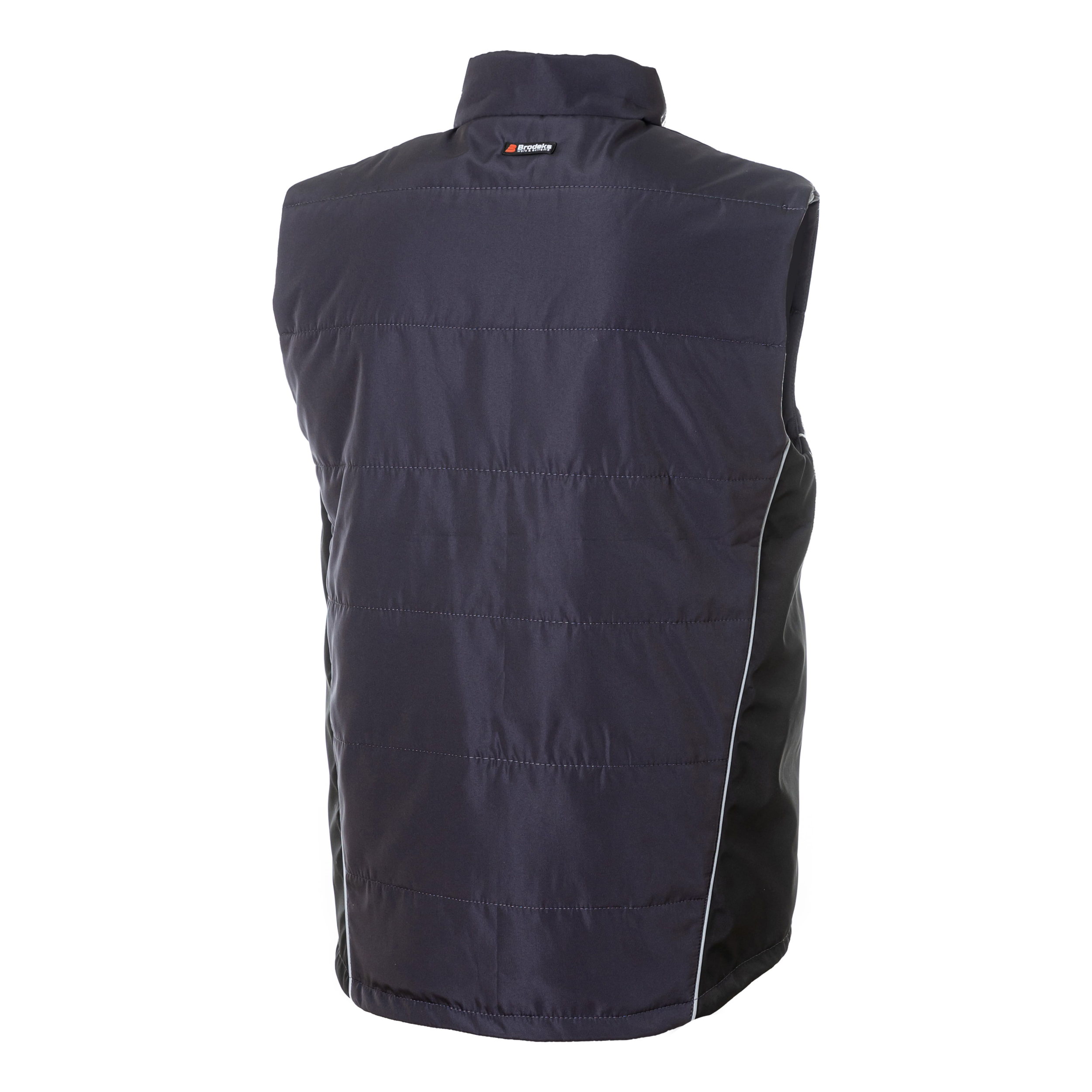 Жилет утепленный Brodeks KW101, серый/черный