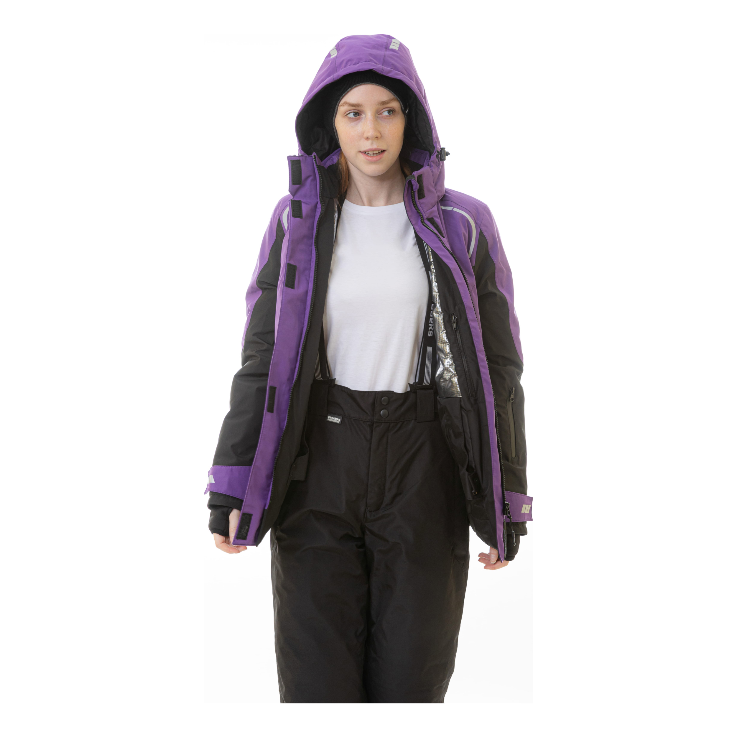 Зимняя женская куртка Brodeks KW208, фиолетовый