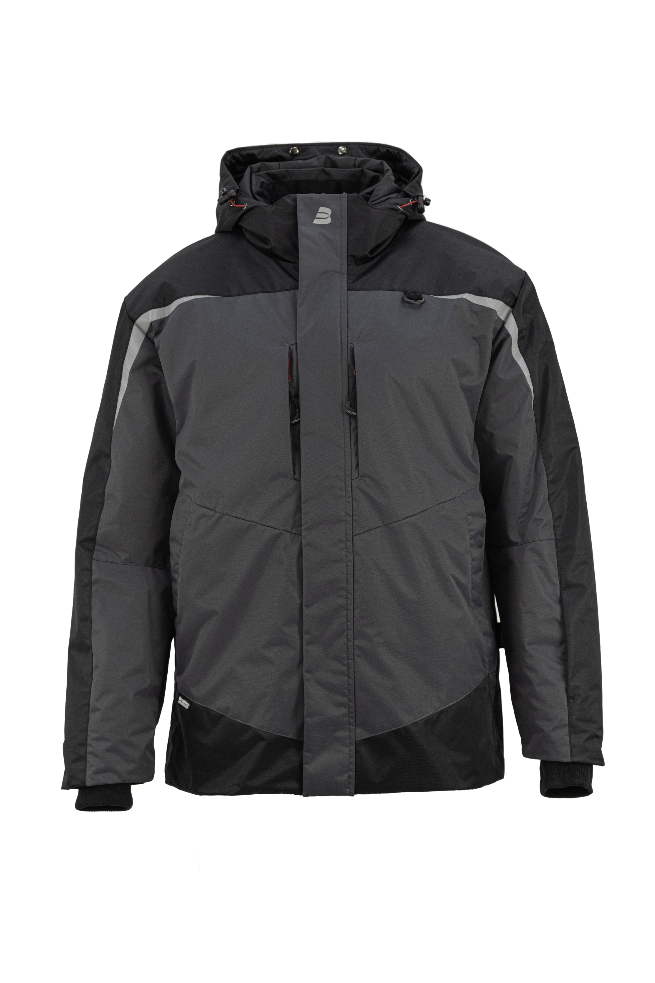 Зимняя куртка Brodeks KW231, серый/черный
